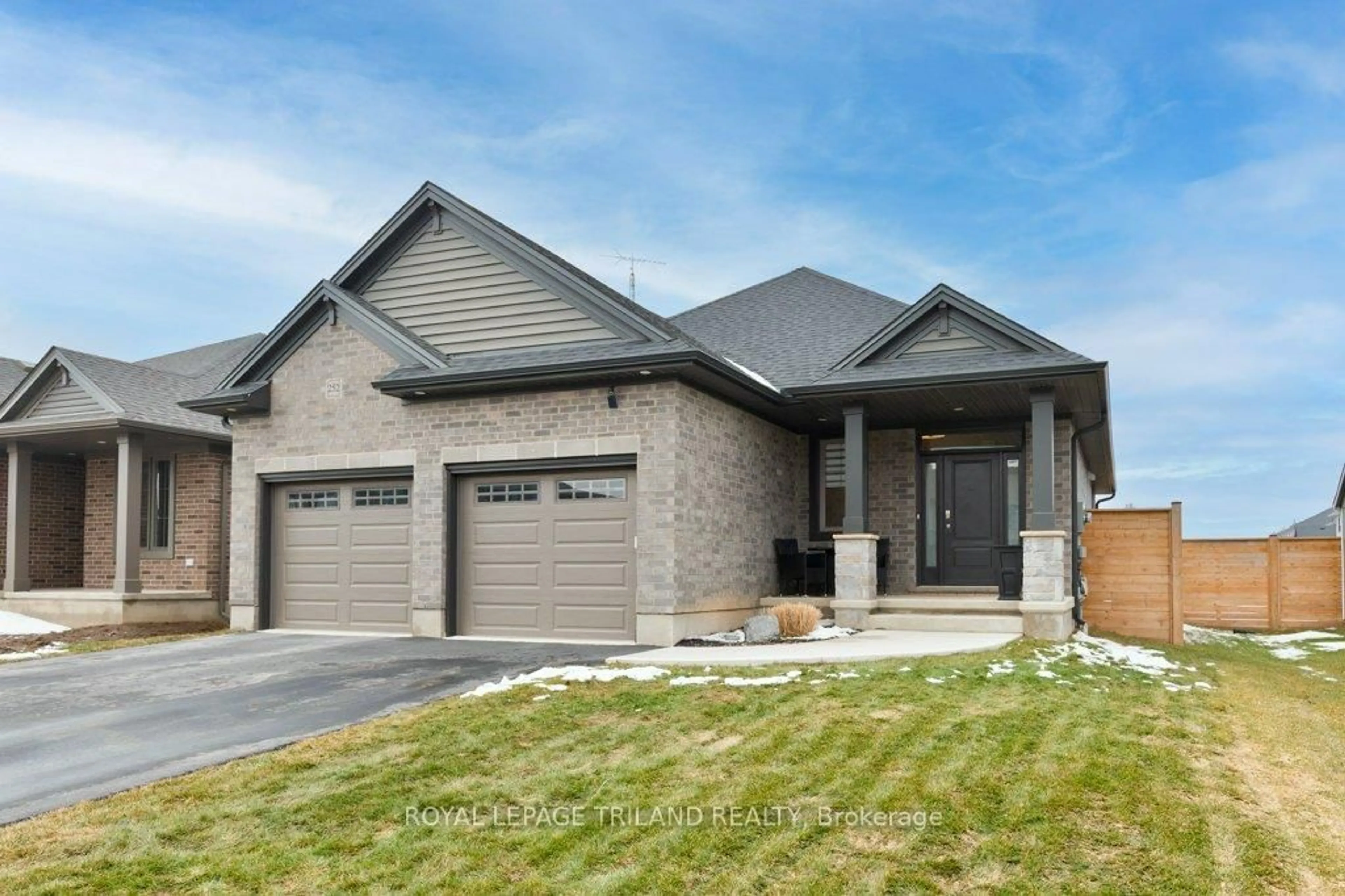 Home with brick exterior material, street for 252 Renaissance Dr, St. Thomas Ontario N5R 0P9