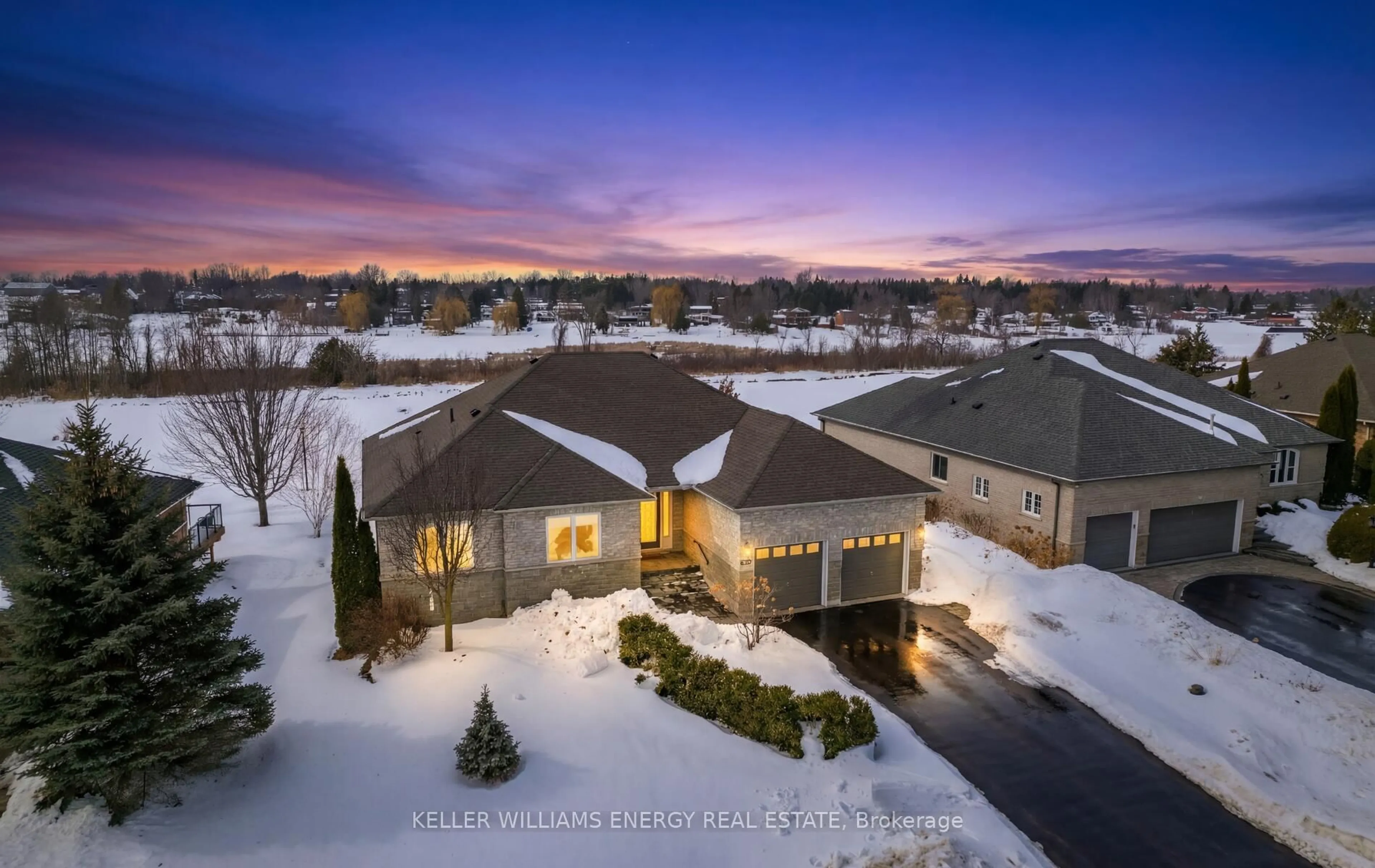 A pic from outside/outdoor area/front of a property/back of a property/a pic from drone, unknown for 216 Southcrest Dr, Kawartha Lakes Ontario L0C 1G0