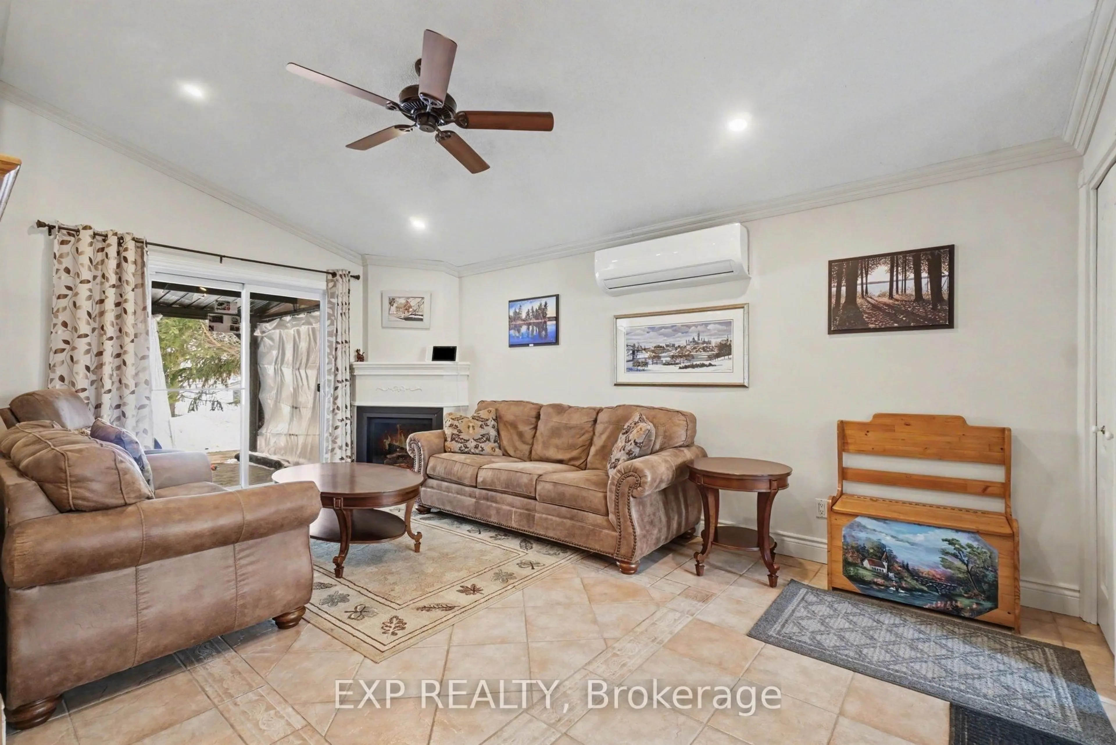 Living room with furniture, ceramic/tile floor for 381 Dominion St, North Glengarry Ontario K0C 1A0