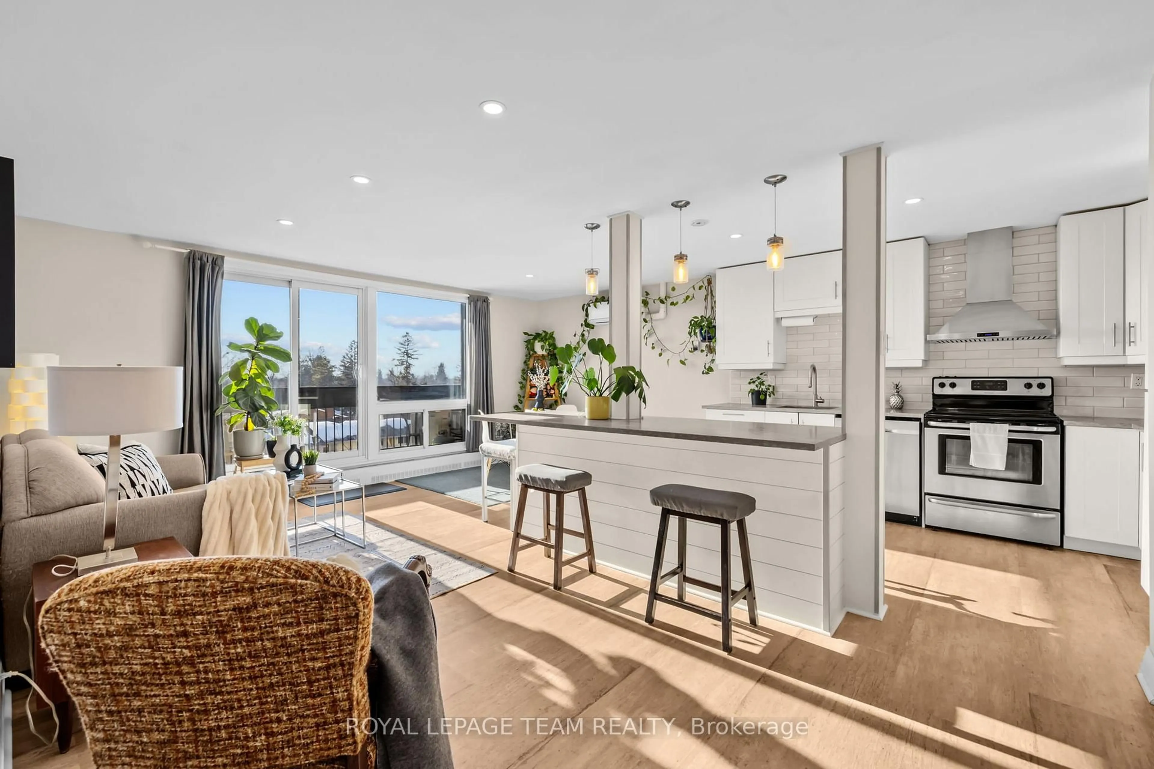 Open concept kitchen, unknown for 1505 Baseline Rd #404, Ottawa Ontario K2C 3L4