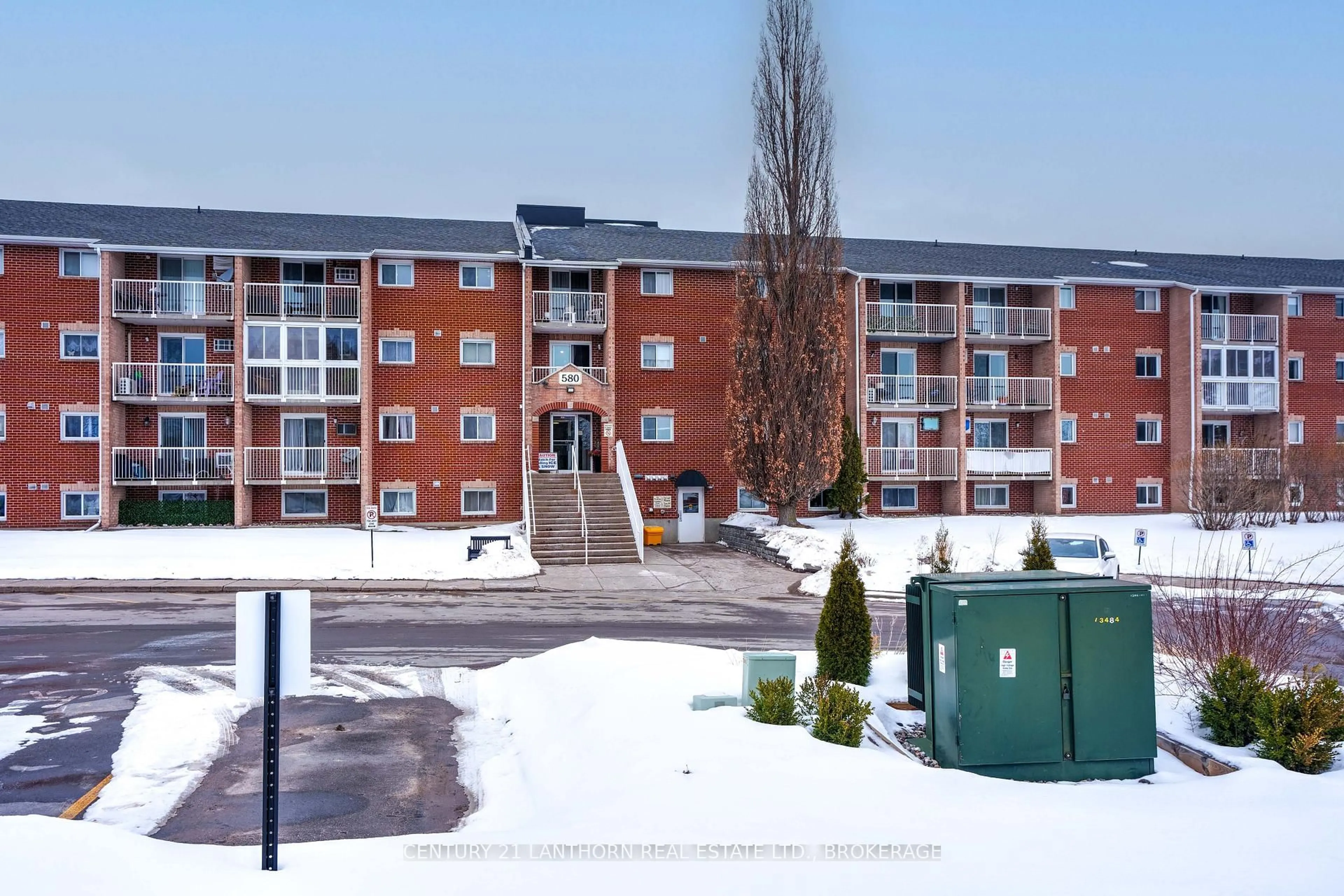 A pic from outside/outdoor area/front of a property/back of a property/a pic from drone, unknown for 580 Armstrong Rd #309, Kingston Ontario K7M 8M3