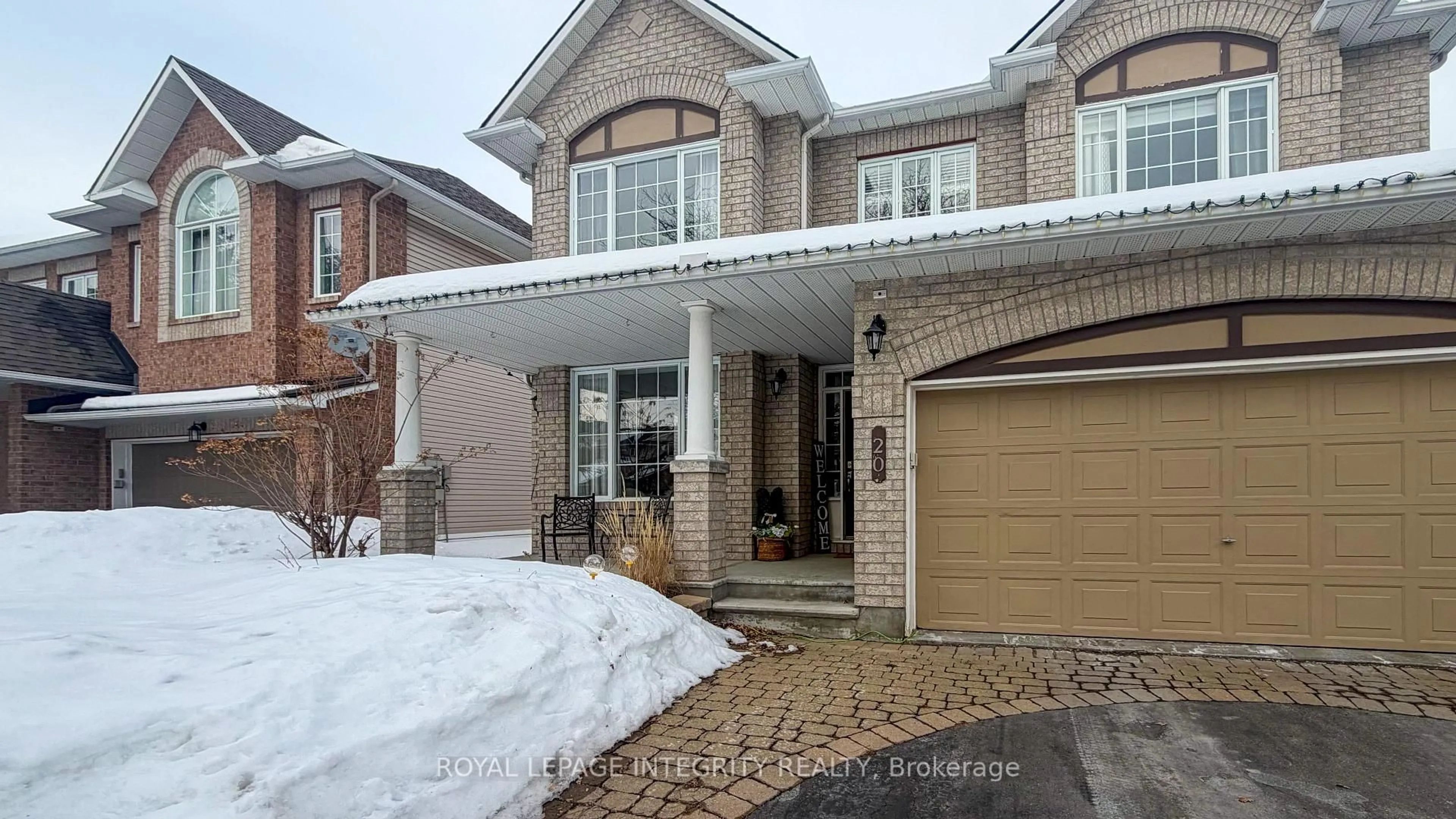Home with brick exterior material, street for 20 FARMFIELD Cres, Ottawa Ontario K2M 2S9