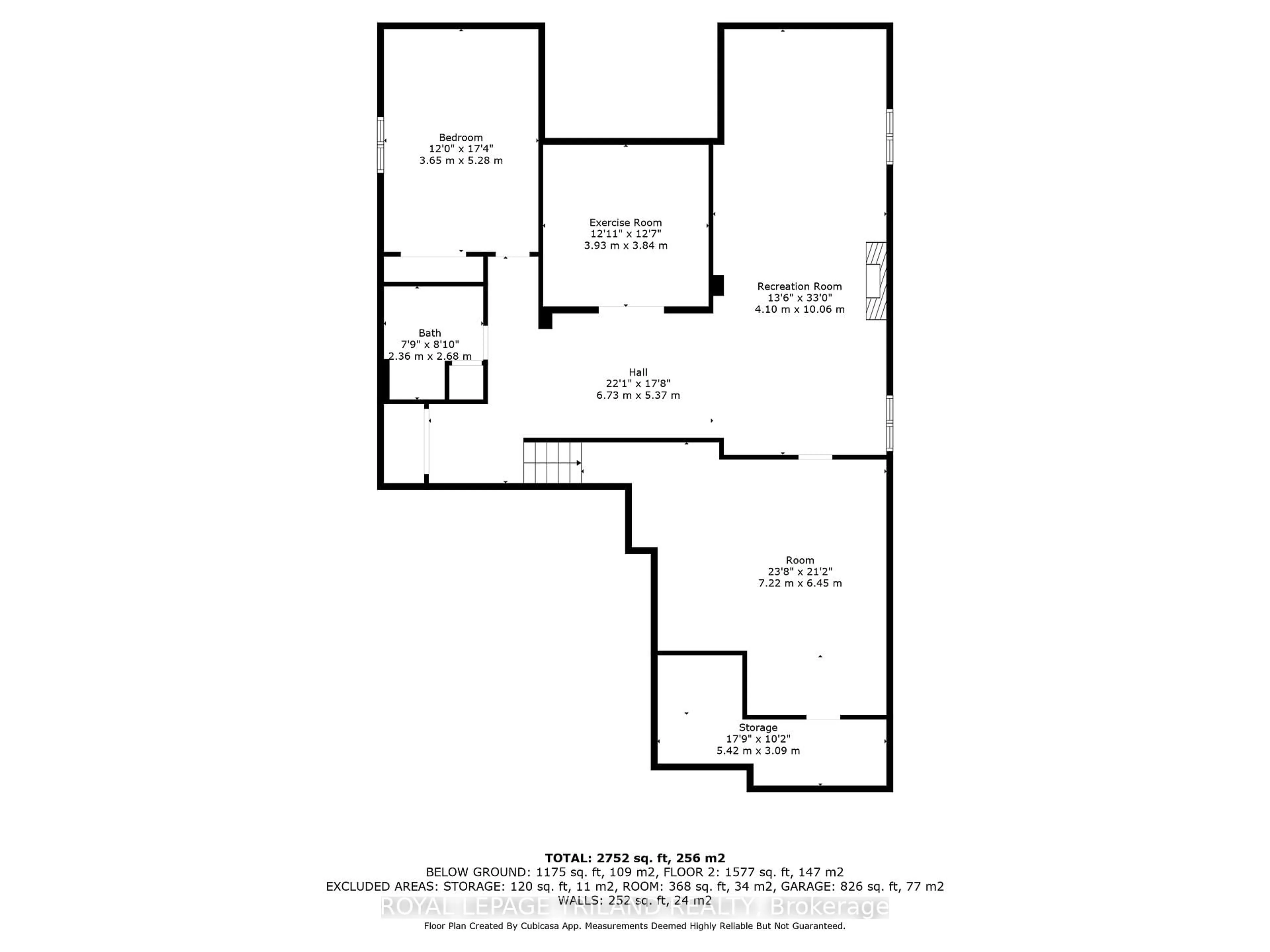 Floor plan for 296 Dufferin St, Central Elgin Ontario N0L 1B0