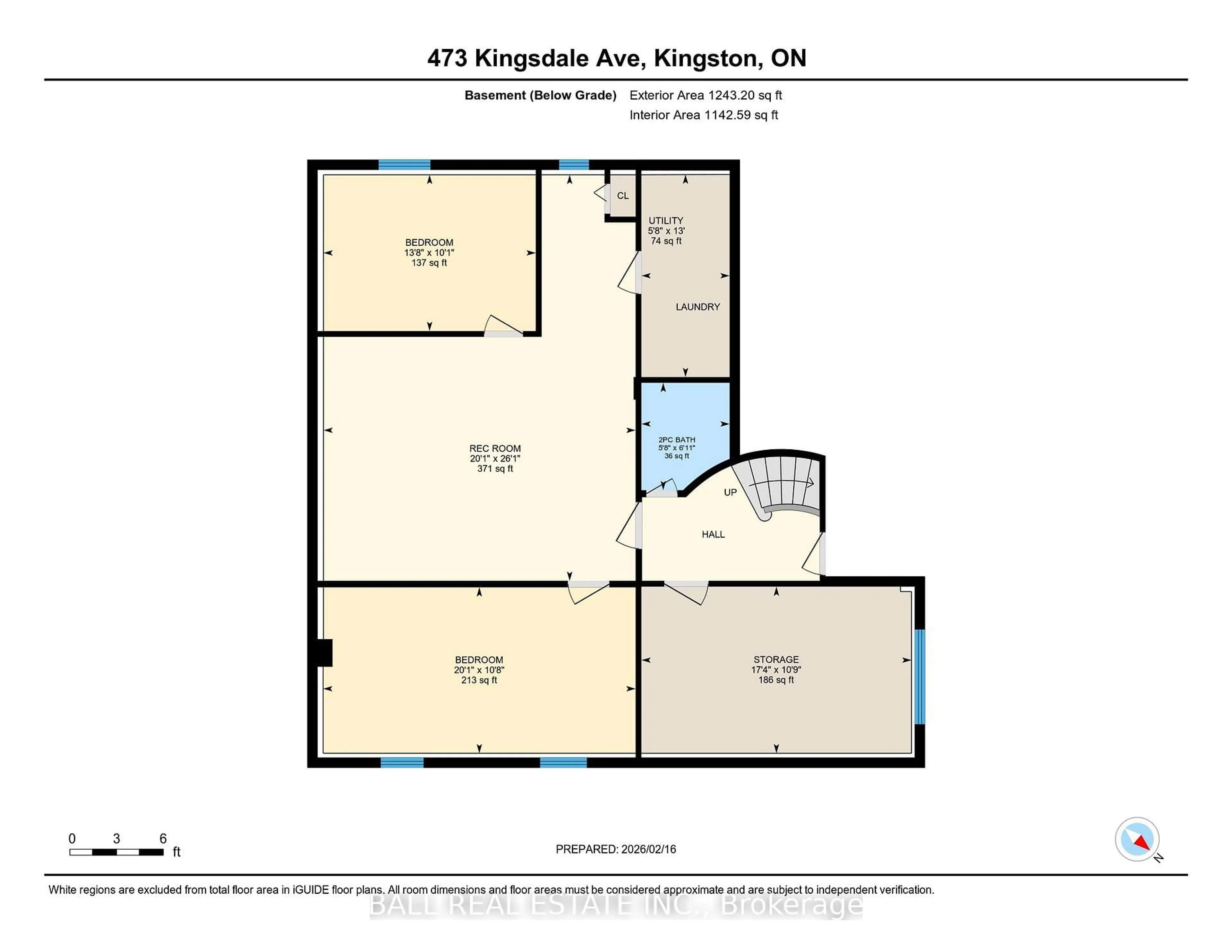 Floor plan for 473 Kingsdale Ave, Kingston Ontario K7M 8A3