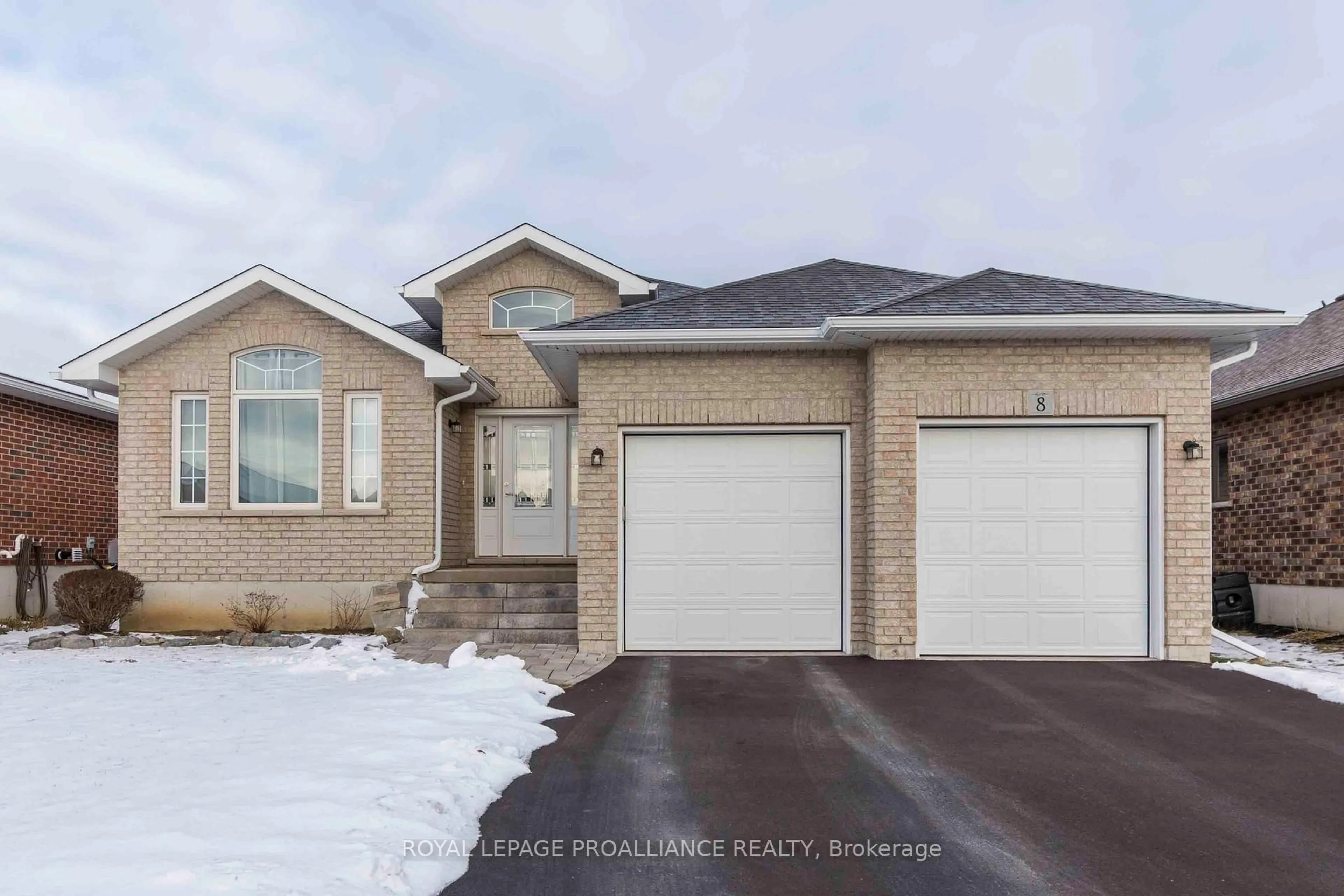 Home with brick exterior material, street for 8 Crews Cres, Quinte West Ontario K8V 0G3