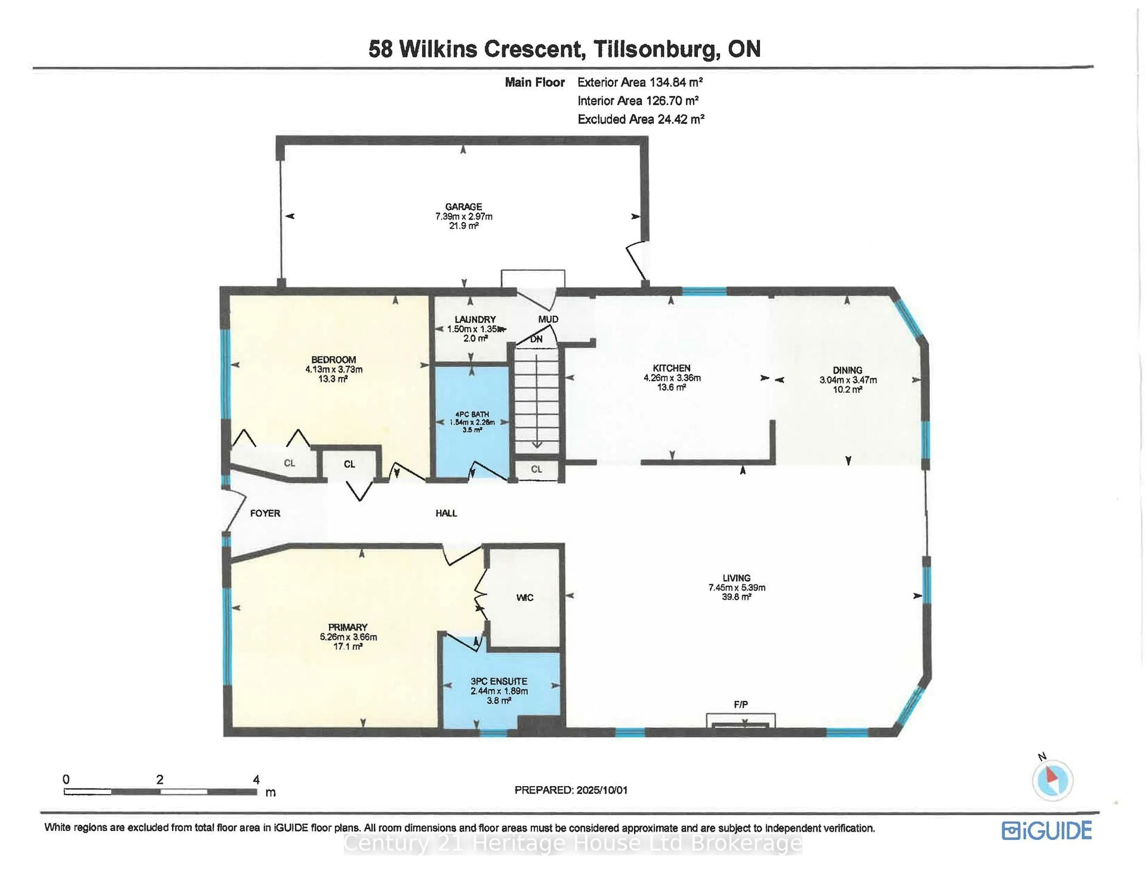Floor plan for 58 Wilkins Cres, Tillsonburg Ontario N4G 5M5