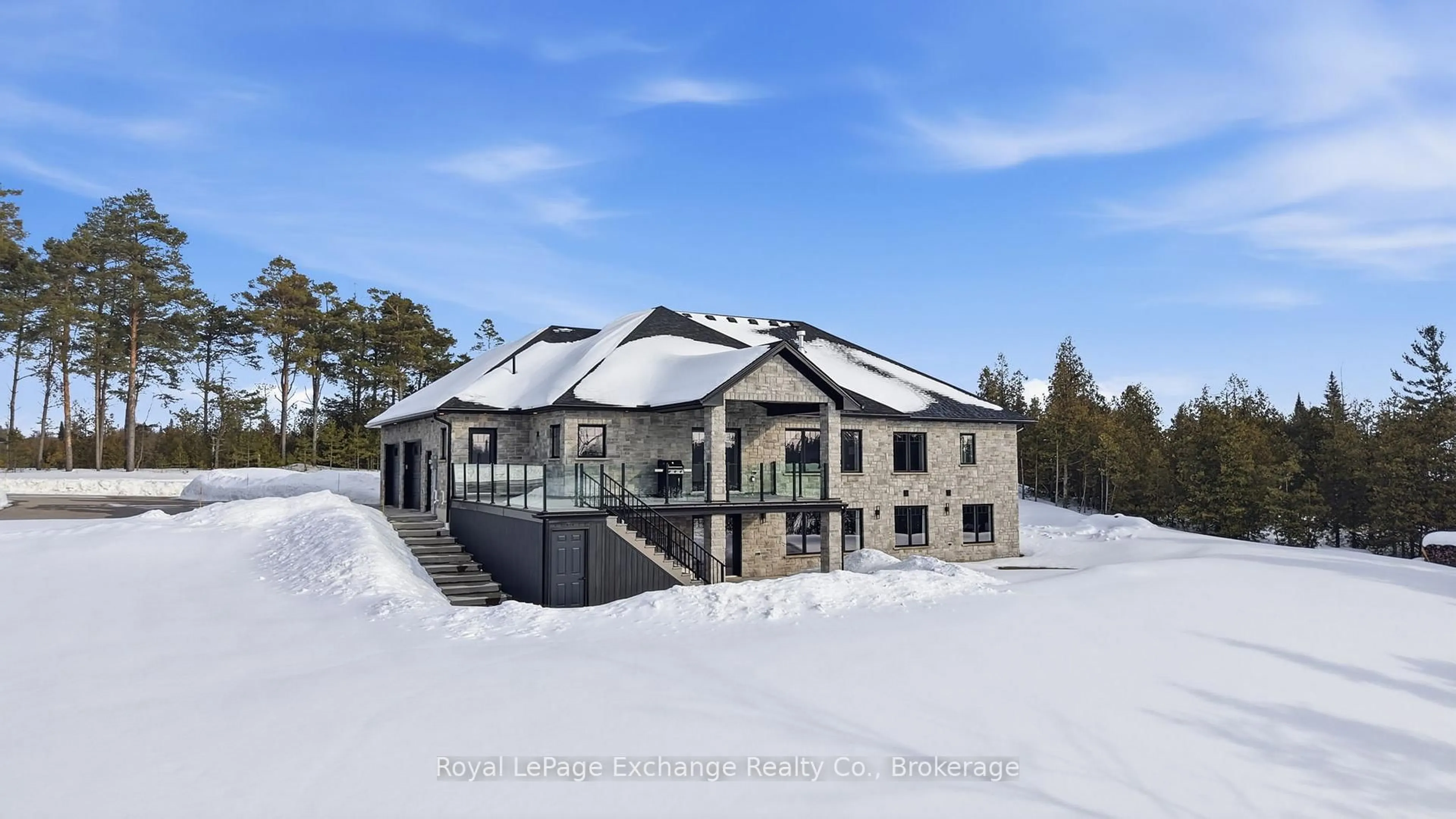 A pic from outside/outdoor area/front of a property/back of a property/a pic from drone, building for 150 Louise Creek Cres, West Grey Ontario N0G 1S0