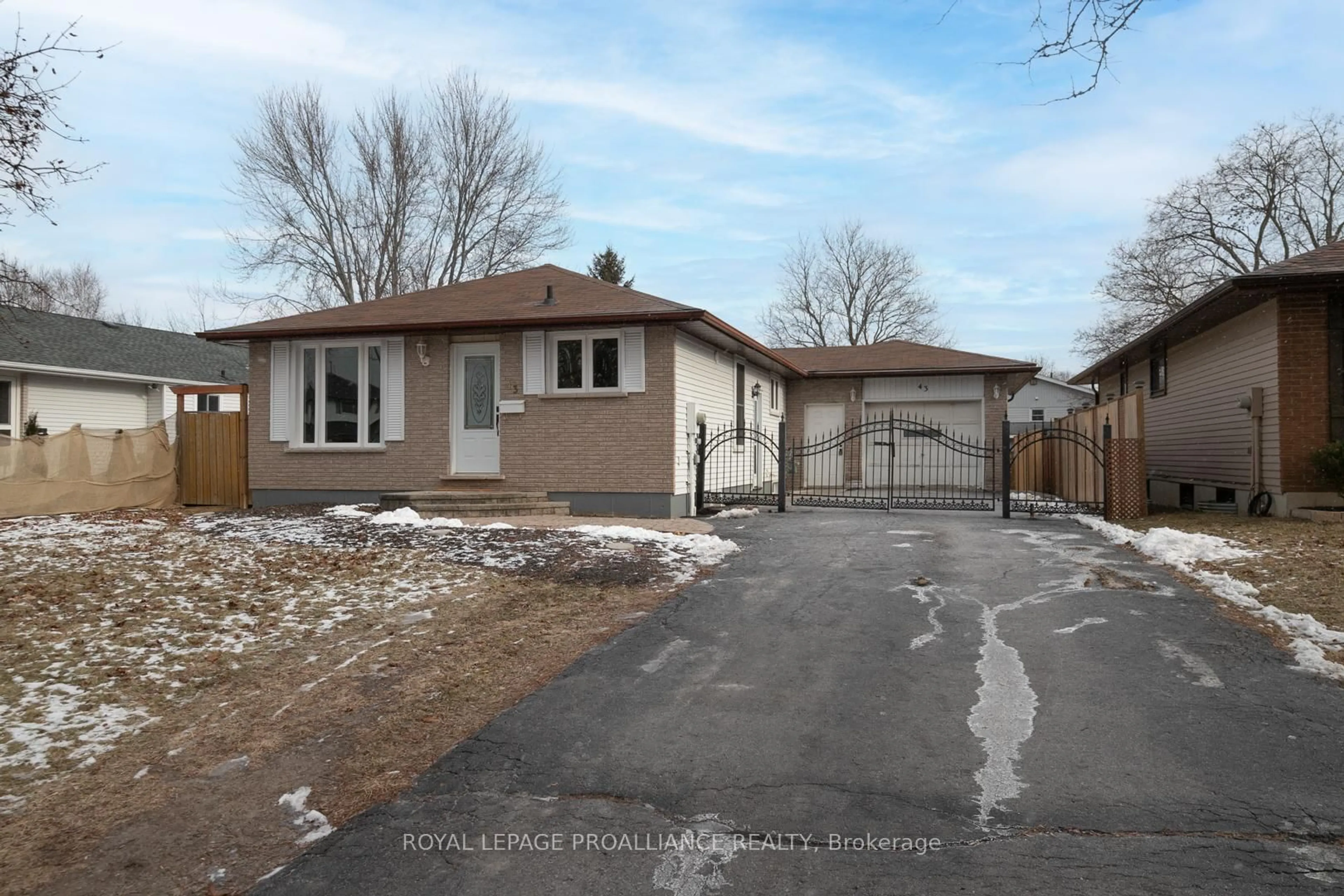 Home with brick exterior material, street for 43 Alnet Dr, Belleville Ontario K8P 4W3
