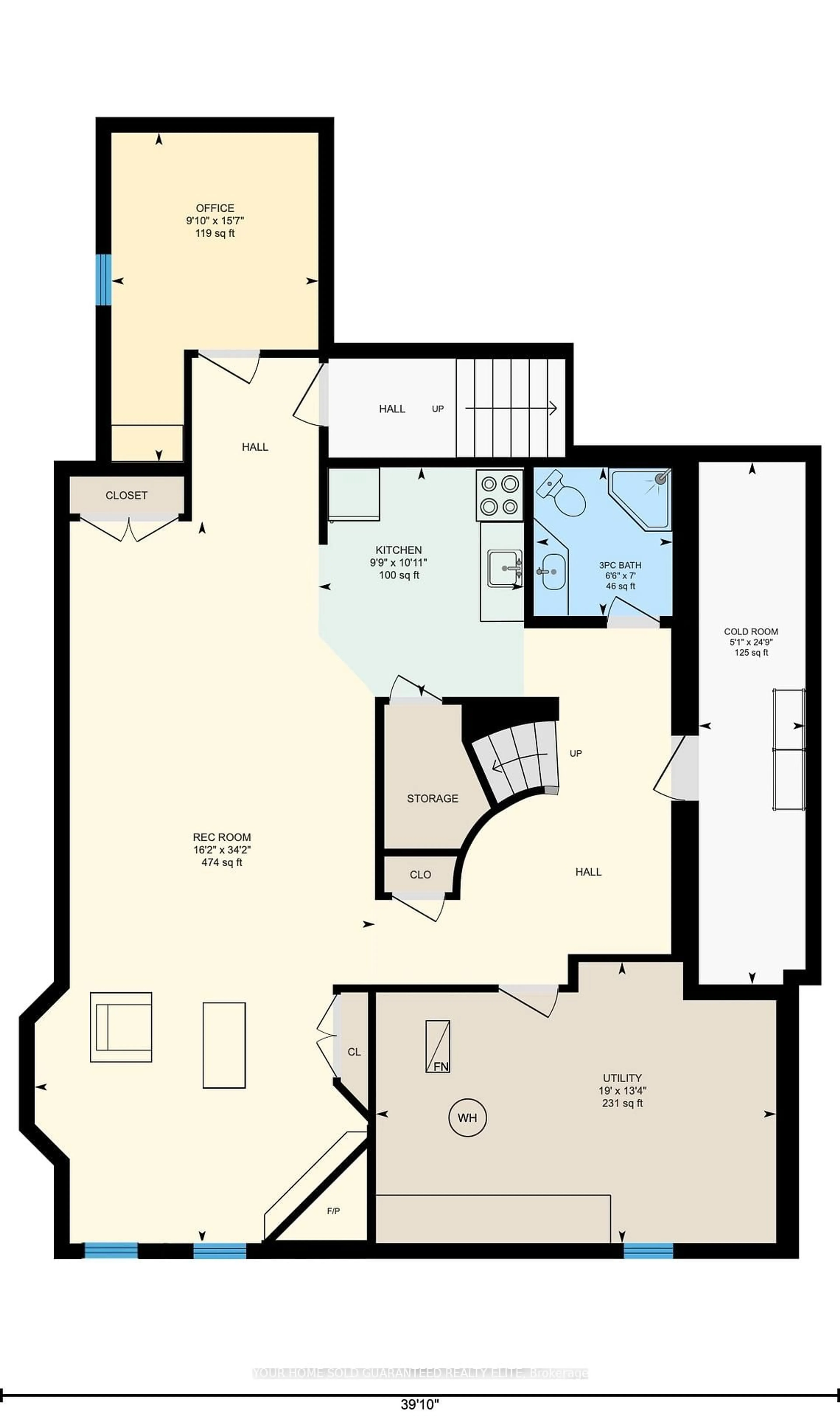 Floor plan for 22 Wendakee Dr, Hamilton Ontario L8E 5T3