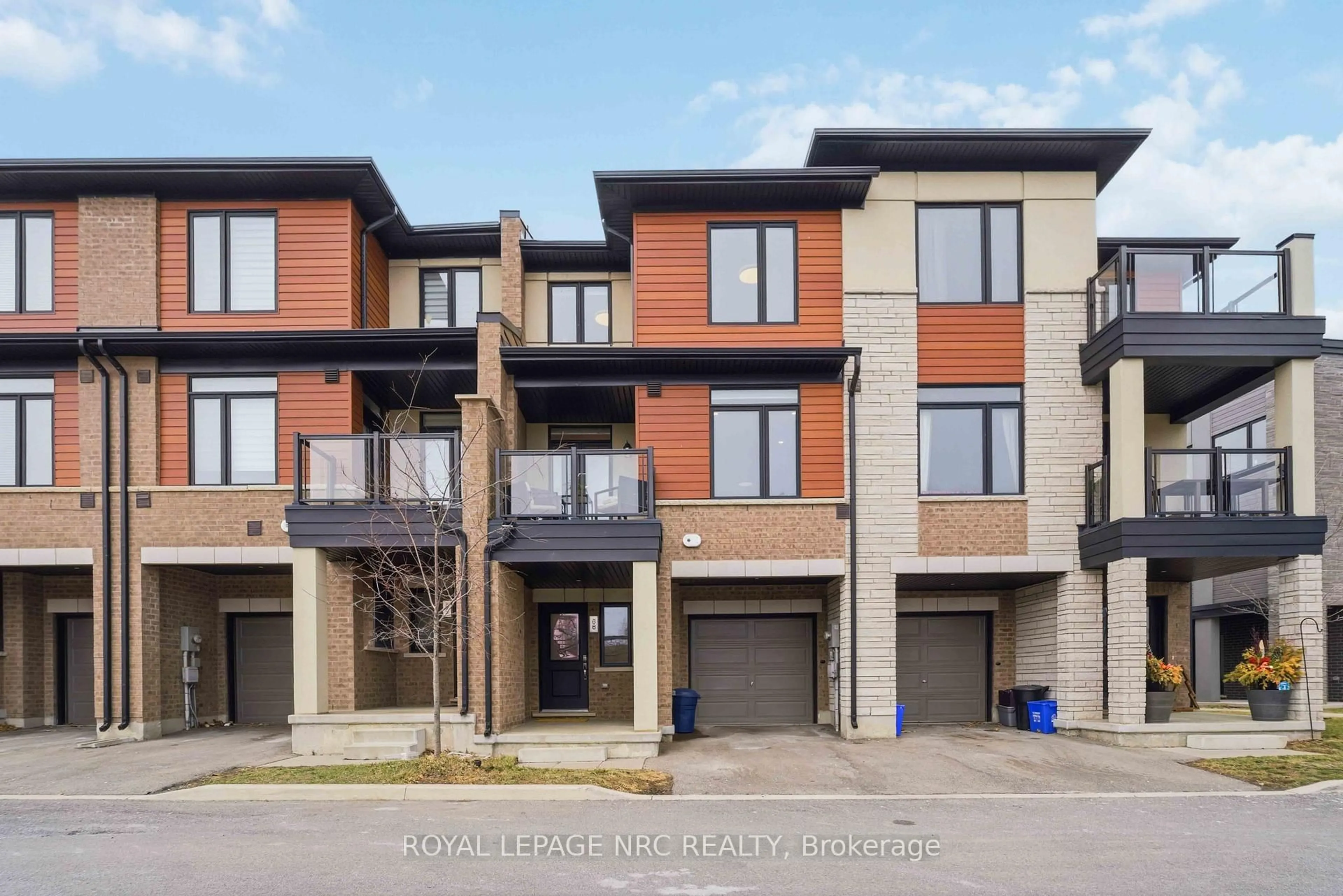 Home with brick exterior material, street for 590 North Service Rd #66, Hamilton Ontario L8E 0K5