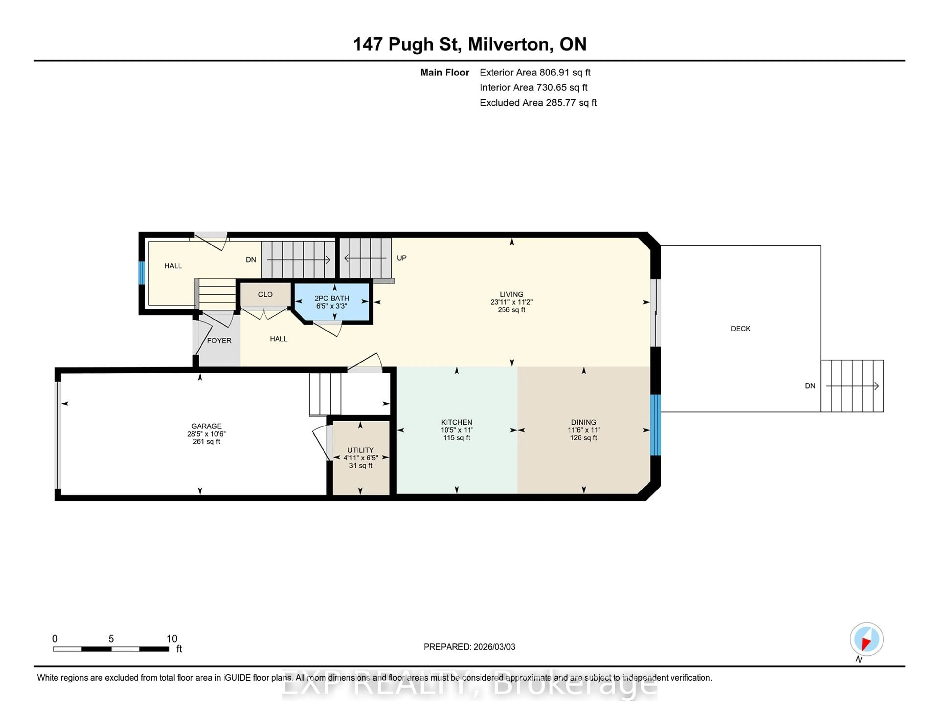 Floor plan for 147 Pugh St, Perth East Ontario N0K 1M0