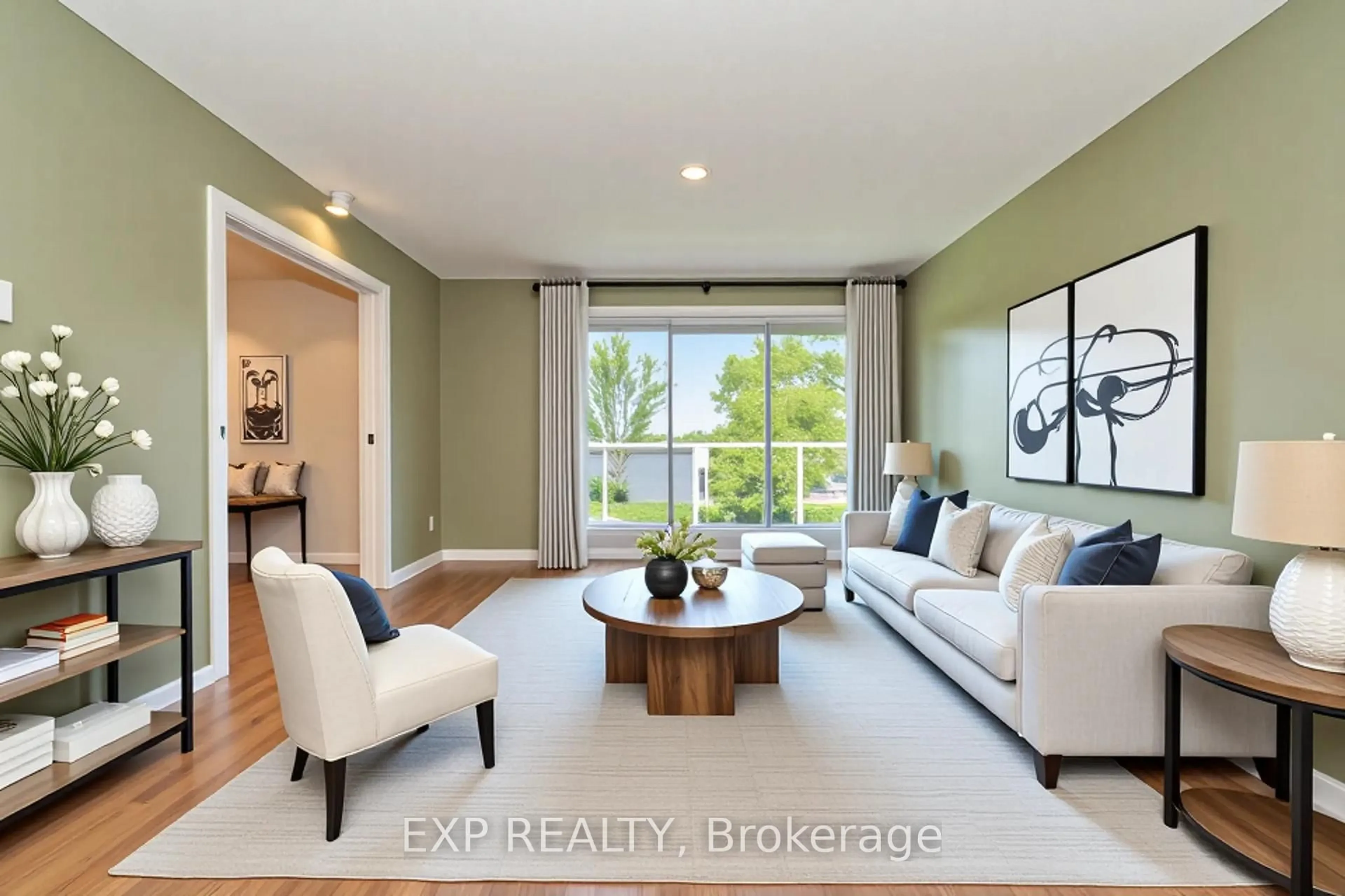 Living room with furniture, wood/laminate floor for 2577 Regional Rd 174 Rd, Cumberland Ontario K4C 1E4