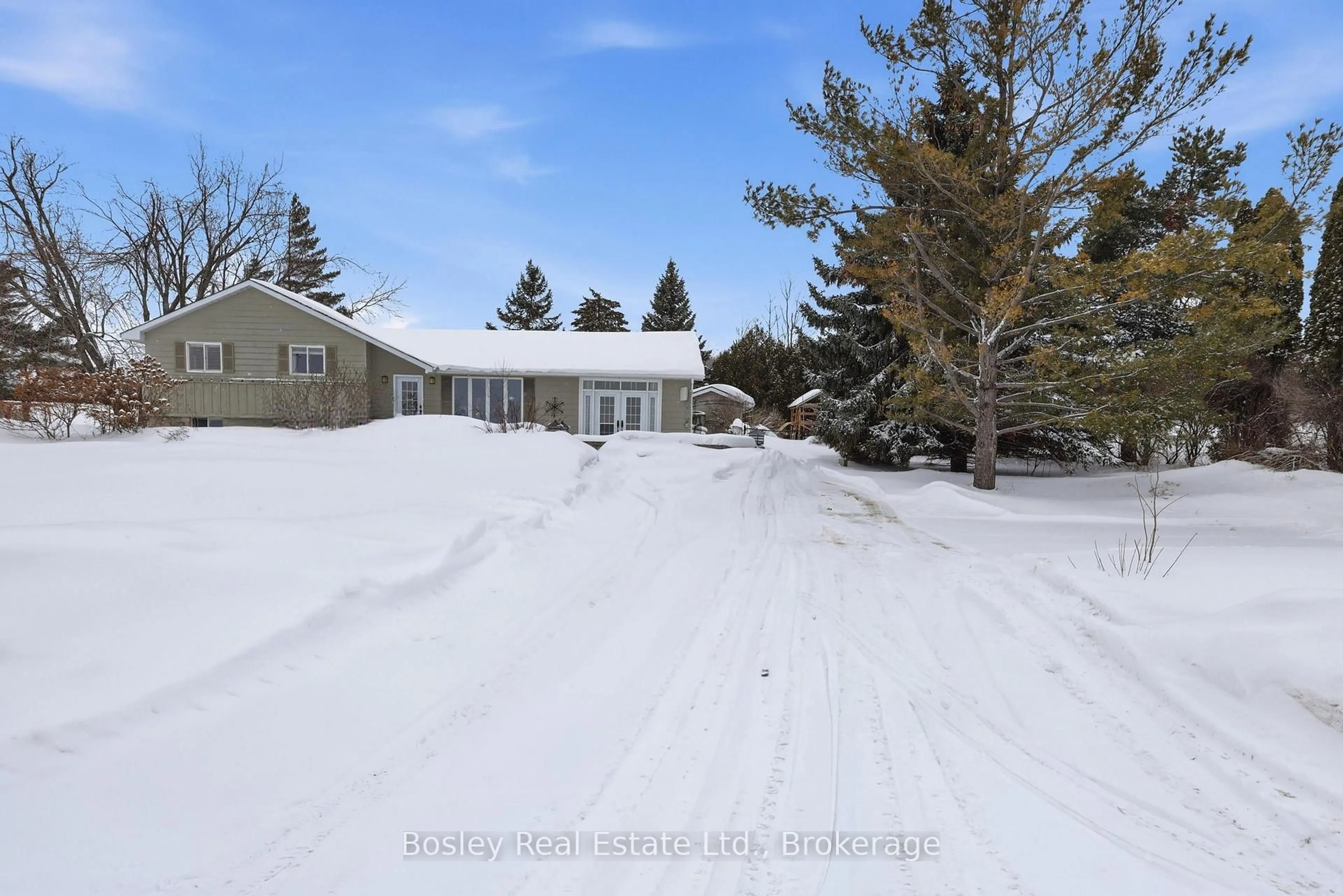 A pic from outside/outdoor area/front of a property/back of a property/a pic from drone, street for 357190 The Blue Mountain Meaford Townline, Meaford Ontario N0H 2P0