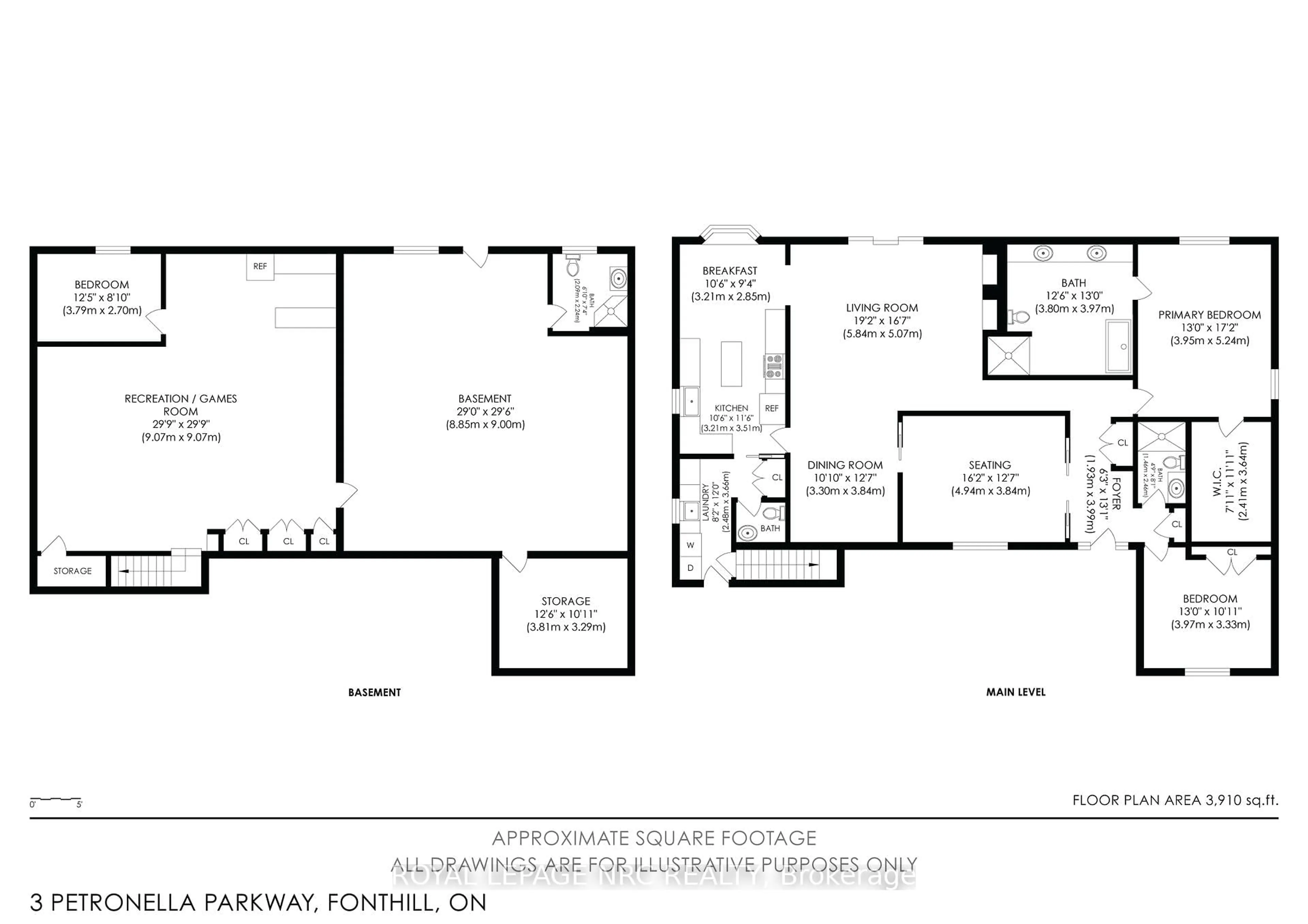 Floor plan for 3 Petronella Pkwy, Pelham Ontario L0S 1E0