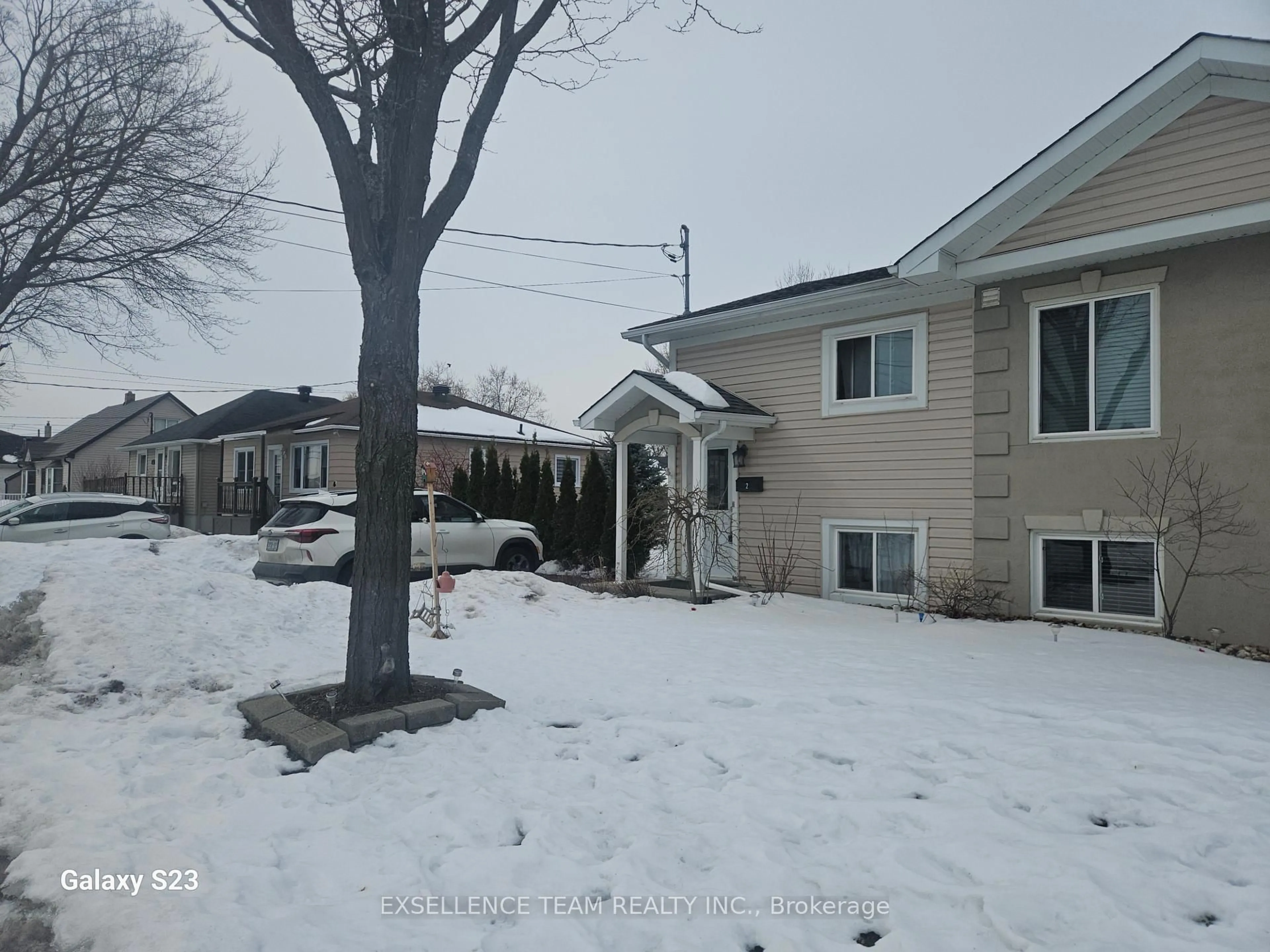 A pic from outside/outdoor area/front of a property/back of a property/a pic from drone, street for 2 Bellamy St, Cornwall Ontario K6J 3K7