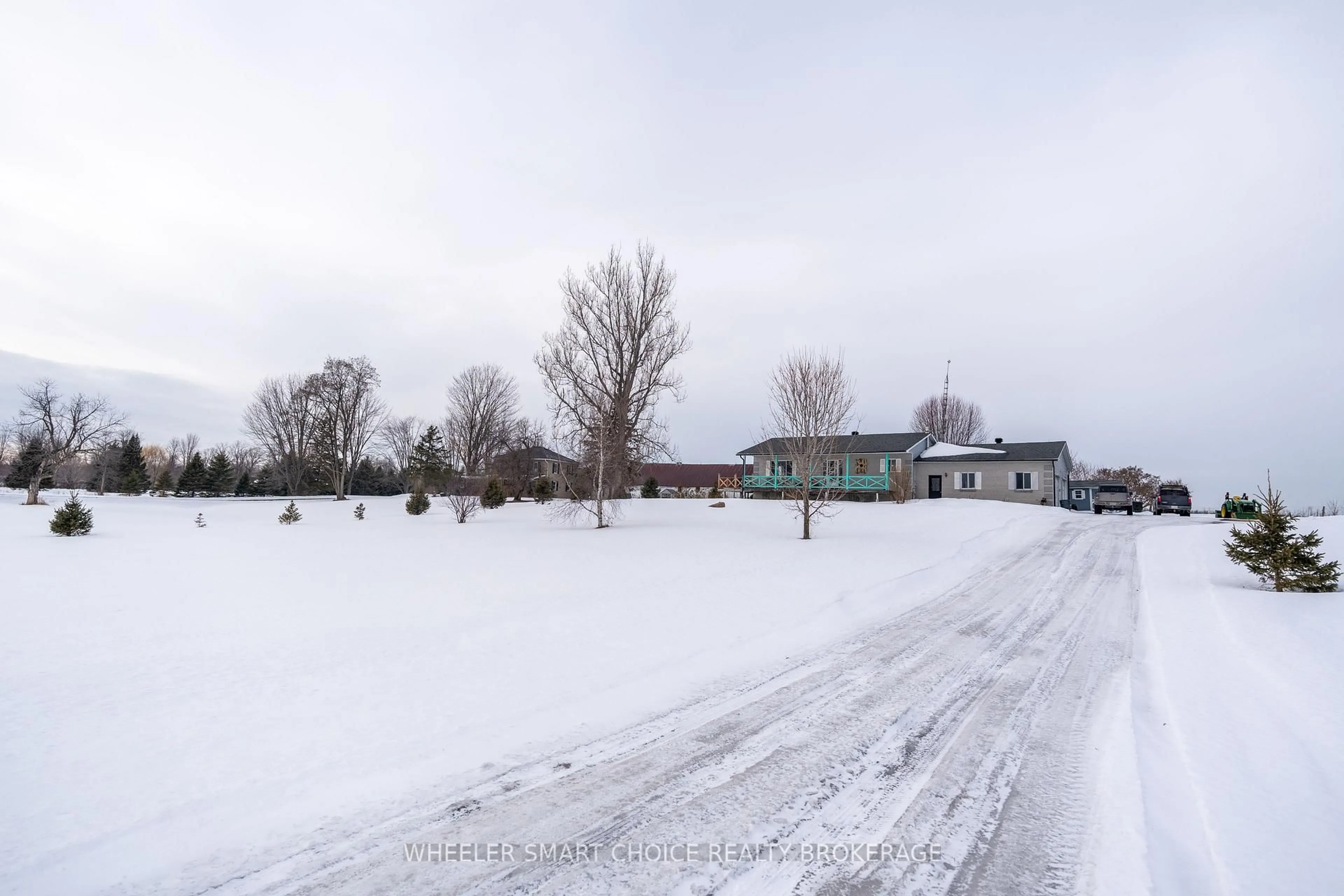 A pic from outside/outdoor area/front of a property/back of a property/a pic from drone, street for 16501 Myers Rd, South Stormont Ontario K0C 1R0