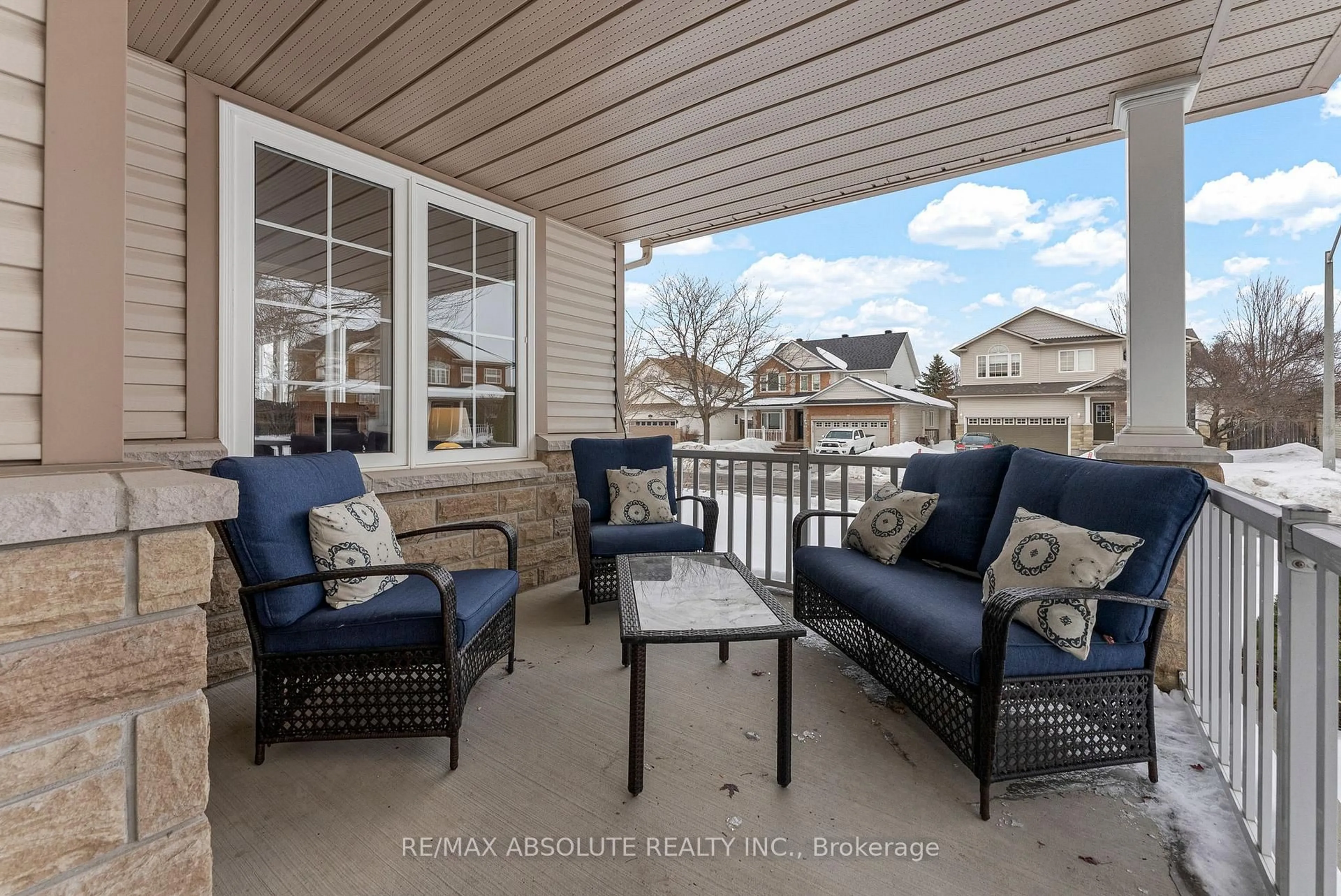 Patio, water/lake/river/ocean view for 115 Arrowwood Dr, Ottawa Ontario K2S 2G2