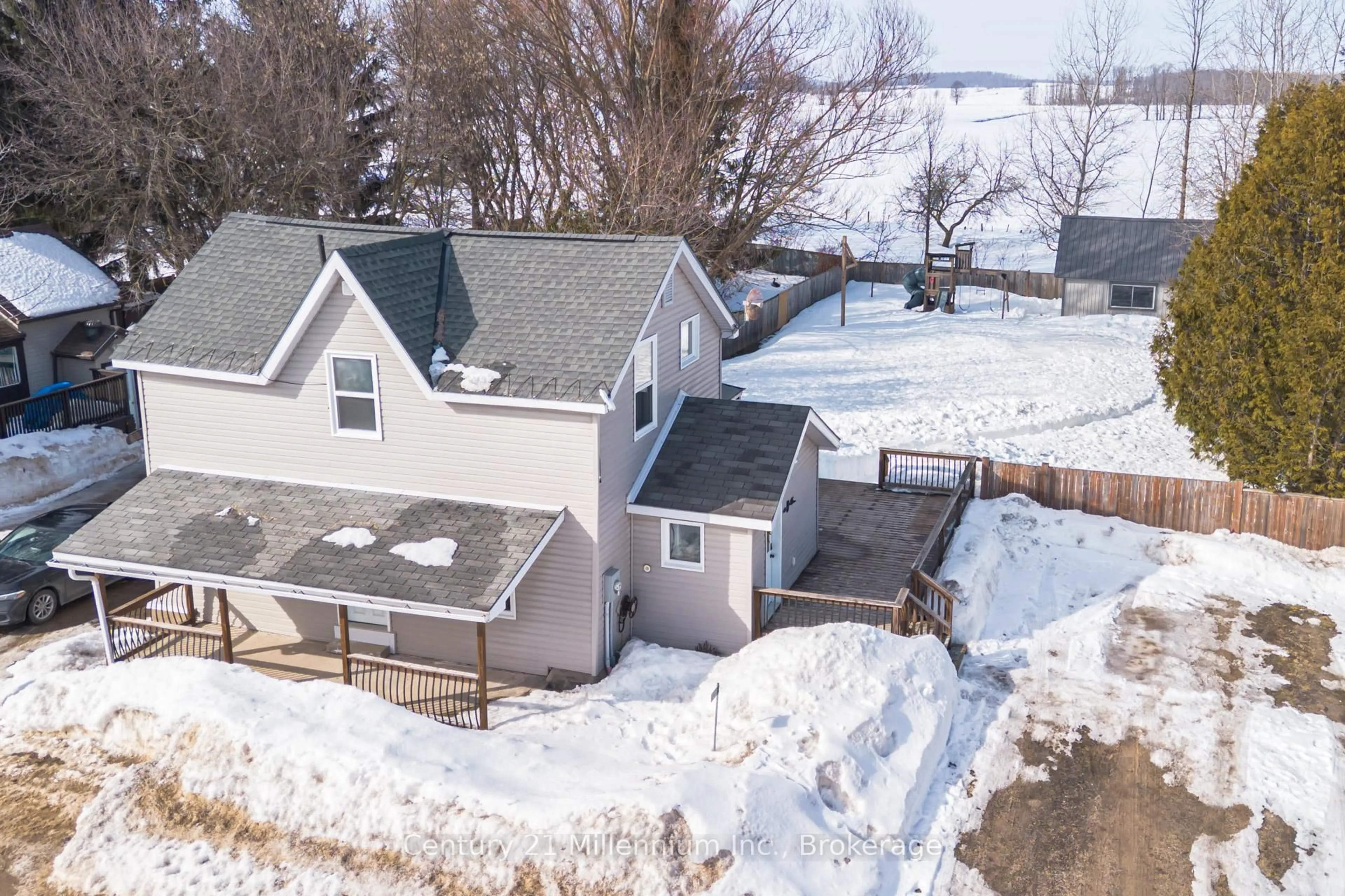 A pic from outside/outdoor area/front of a property/back of a property/a pic from drone, street for 328 BRUCE ROAD 40, Arran-Elderslie Ontario N0H 1L0