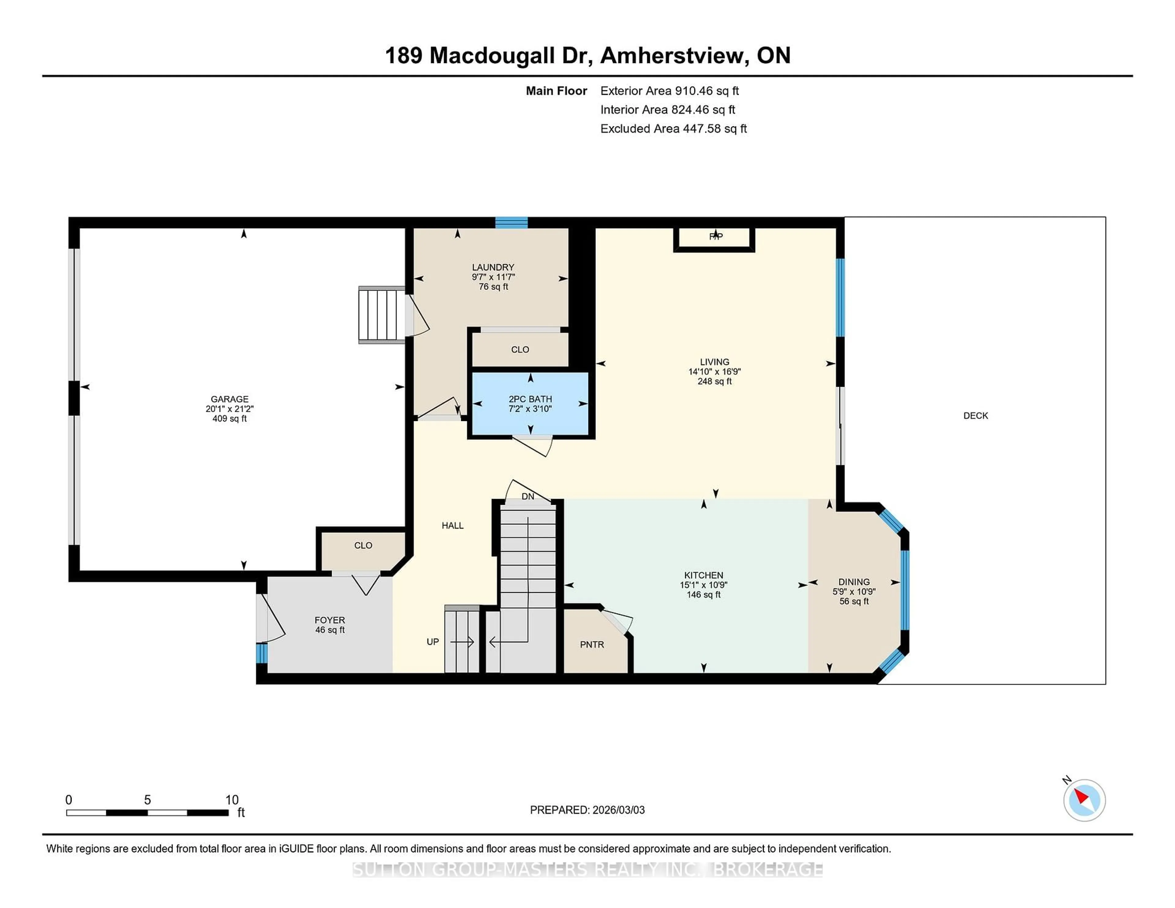 Floor plan for 189 Macdougall Dr, Loyalist Ontario K7N 0A2
