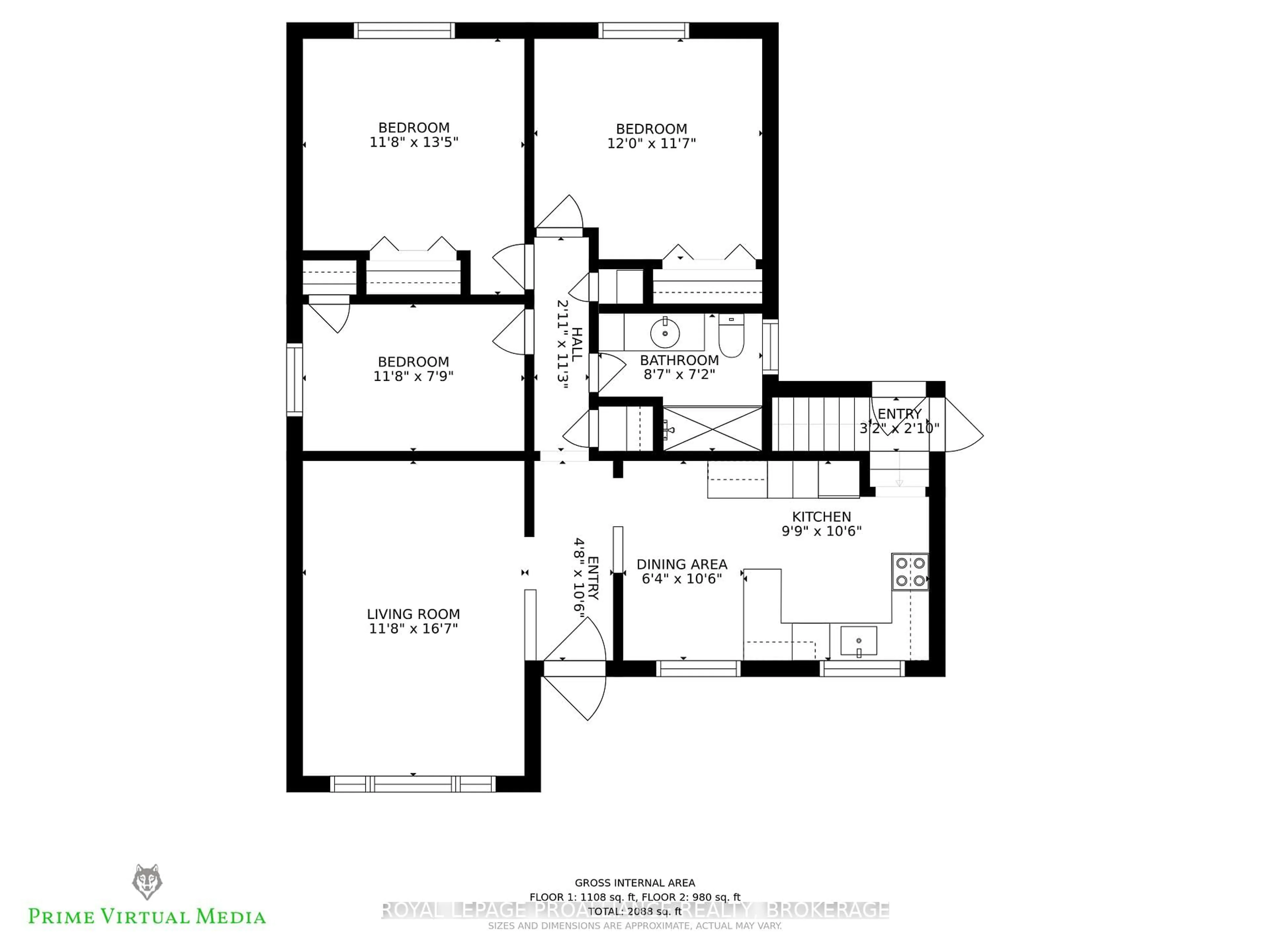 Floor plan for 73 Queen Mary Rd, Kingston Ontario K7M 2A3