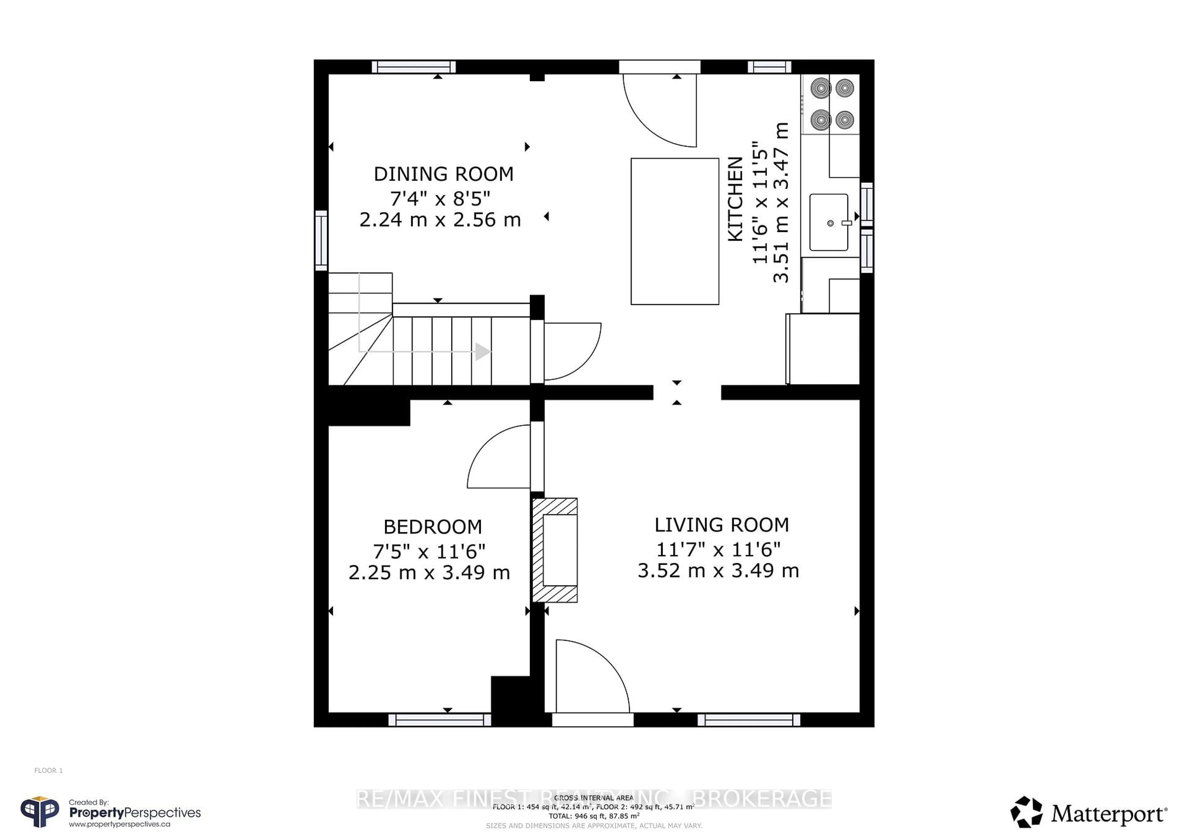 Floor plan for 761 Victoria St, Kingston Ontario K7K 4S9