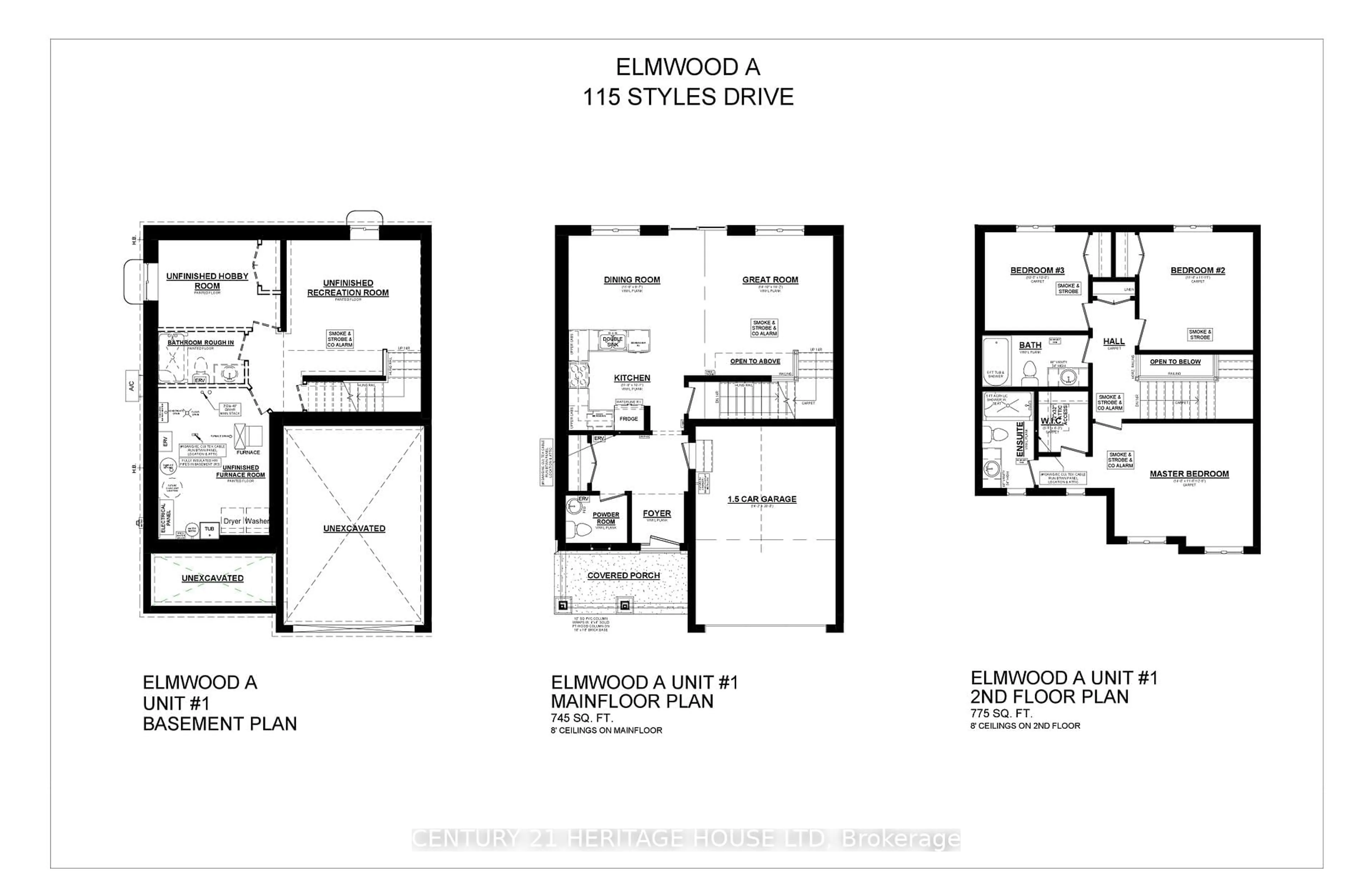 Floor plan for 115 Styles Dr, St. Thomas Ontario N5R 0N8