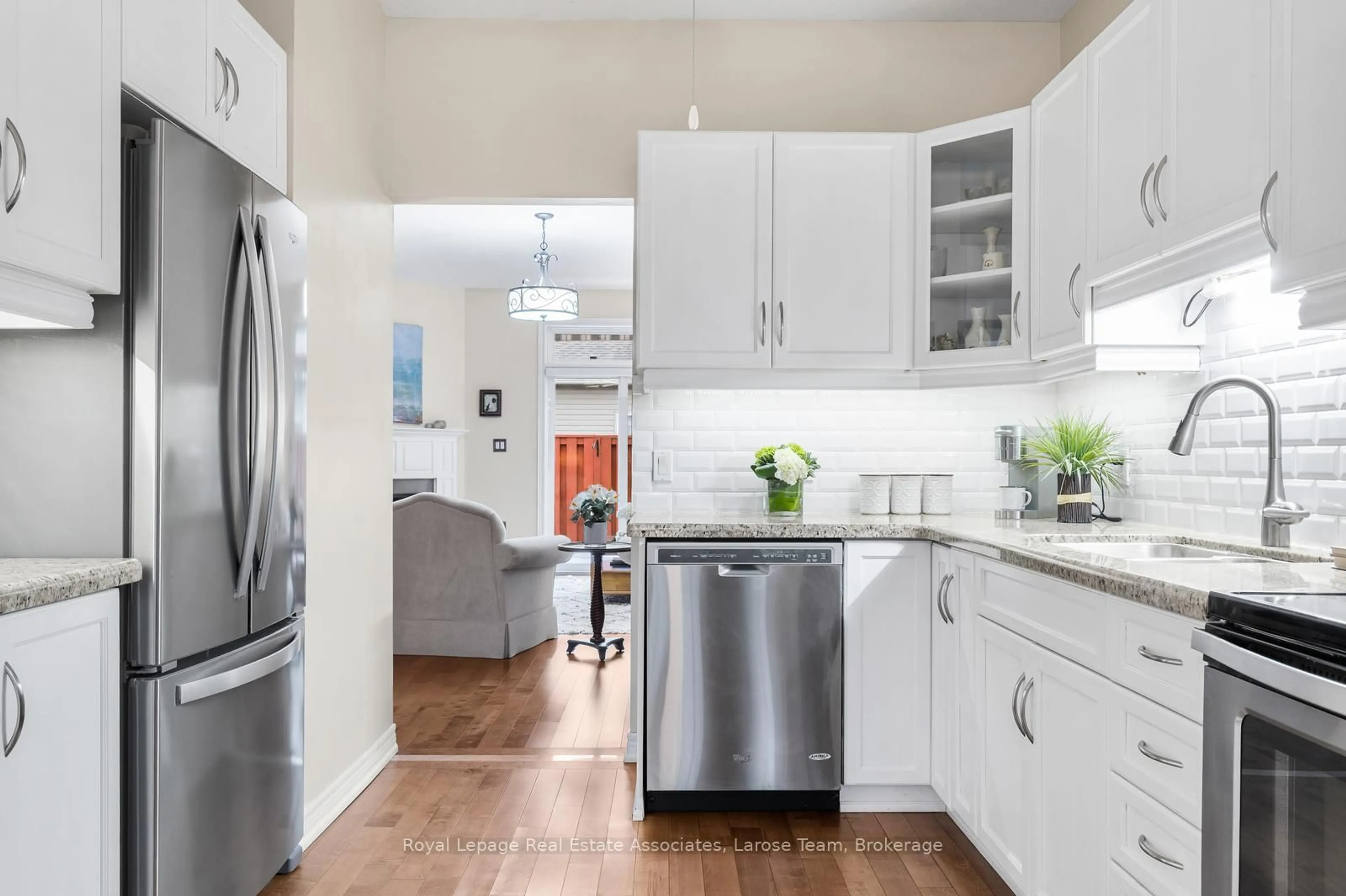 Contemporary kitchen, ceramic/tile floor for 25 Stickland Lane, Hamilton Ontario L0R 1C0