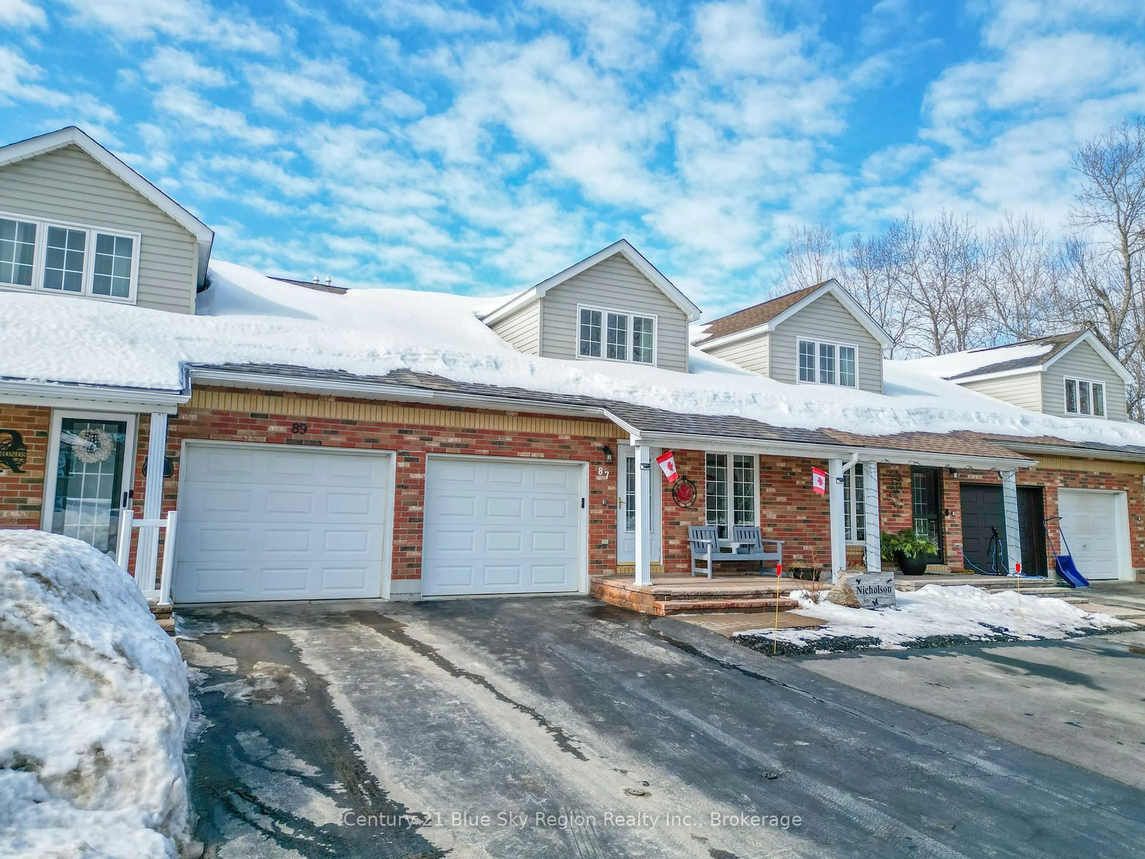 Home with brick exterior material, street for 87 Fairway Dr, Callander Ontario P0H 1H0
