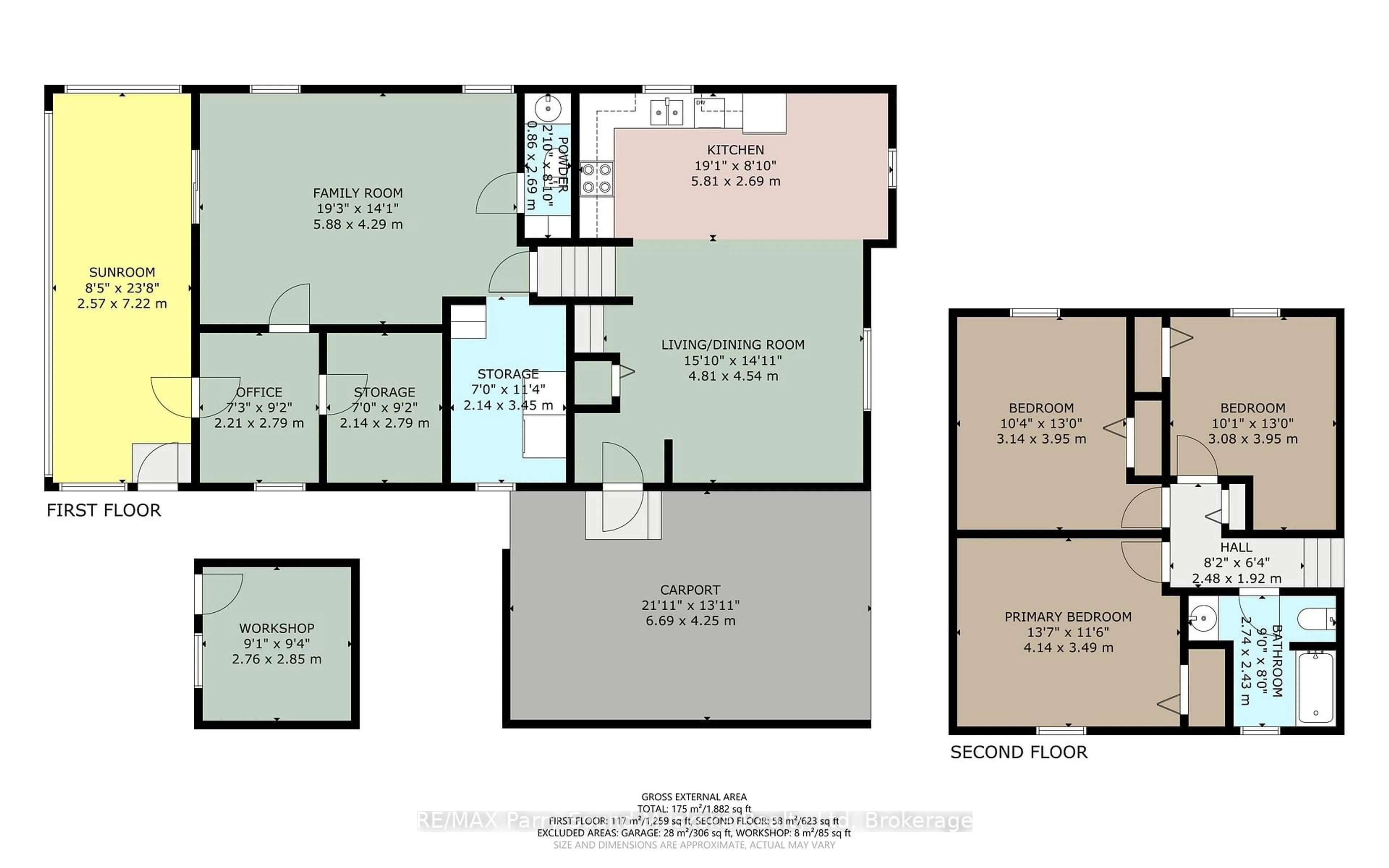 Floor plan for 28 FOREST St, Parry Sound Ontario P2A 2P9