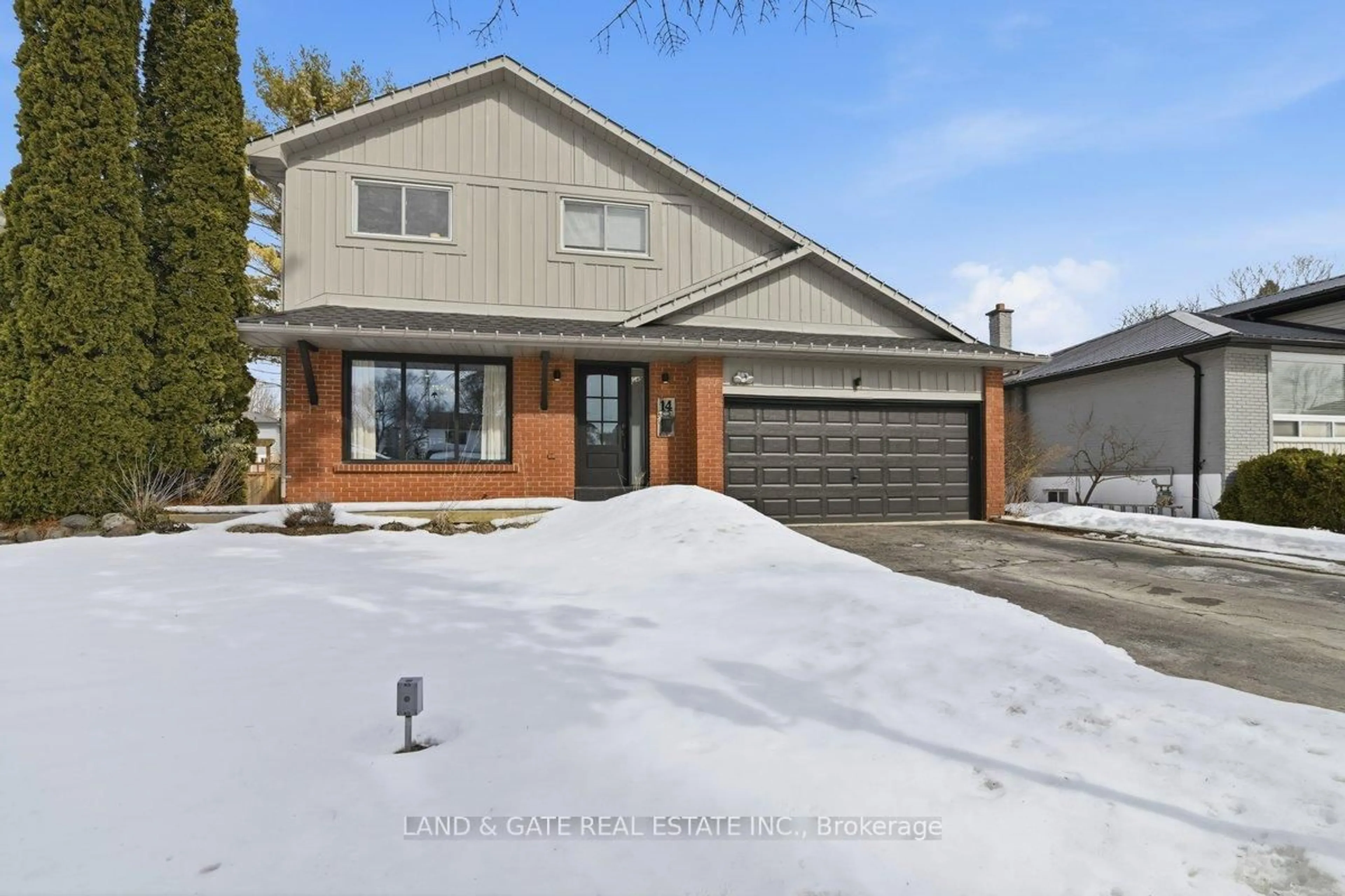 Home with brick exterior material, street for 14 Ravensdale Rd, Cobourg Ontario K9A 2B9