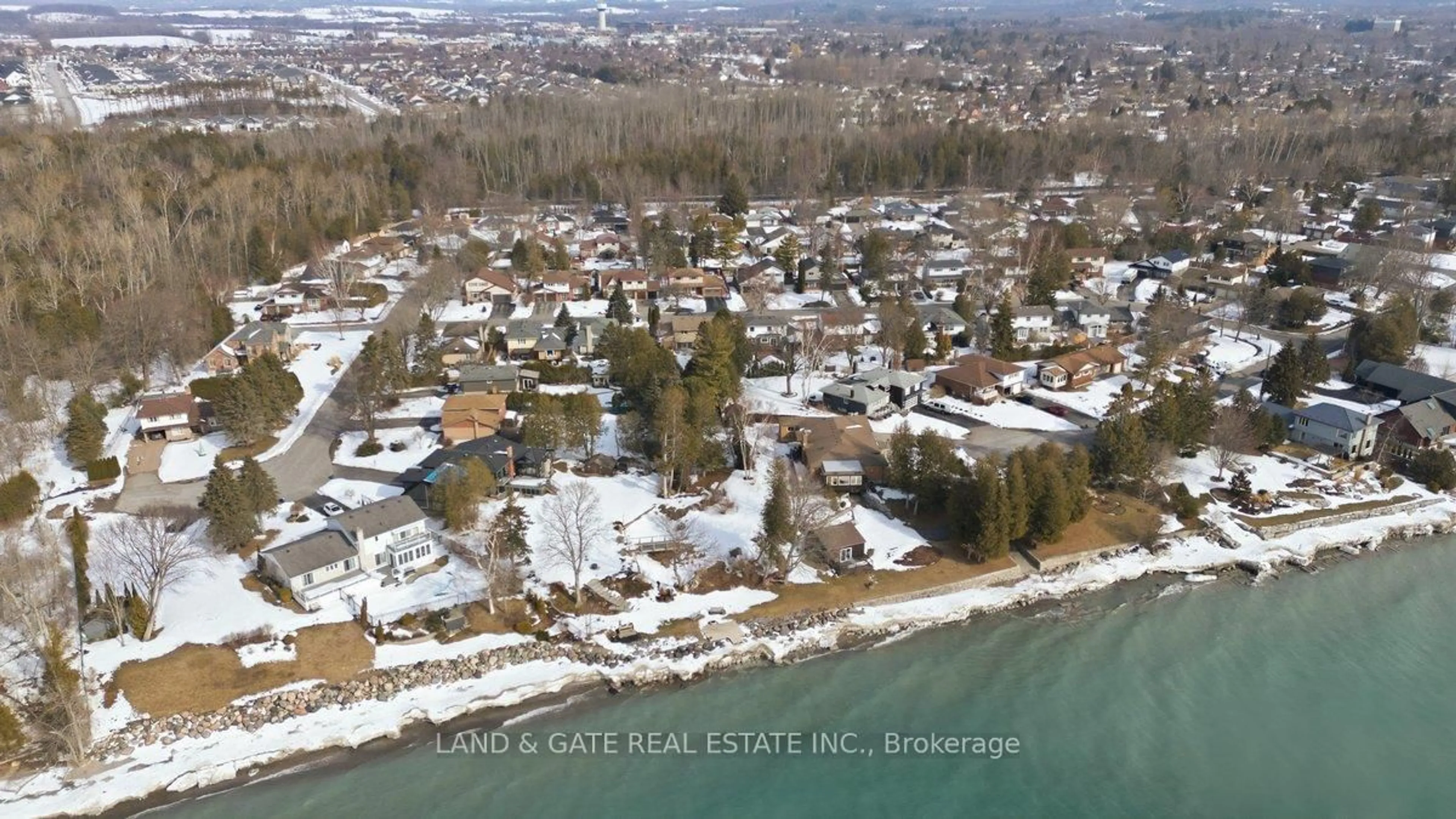 A pic from outside/outdoor area/front of a property/back of a property/a pic from drone, water/lake/river/ocean view for 14 Ravensdale Rd, Cobourg Ontario K9A 2B9