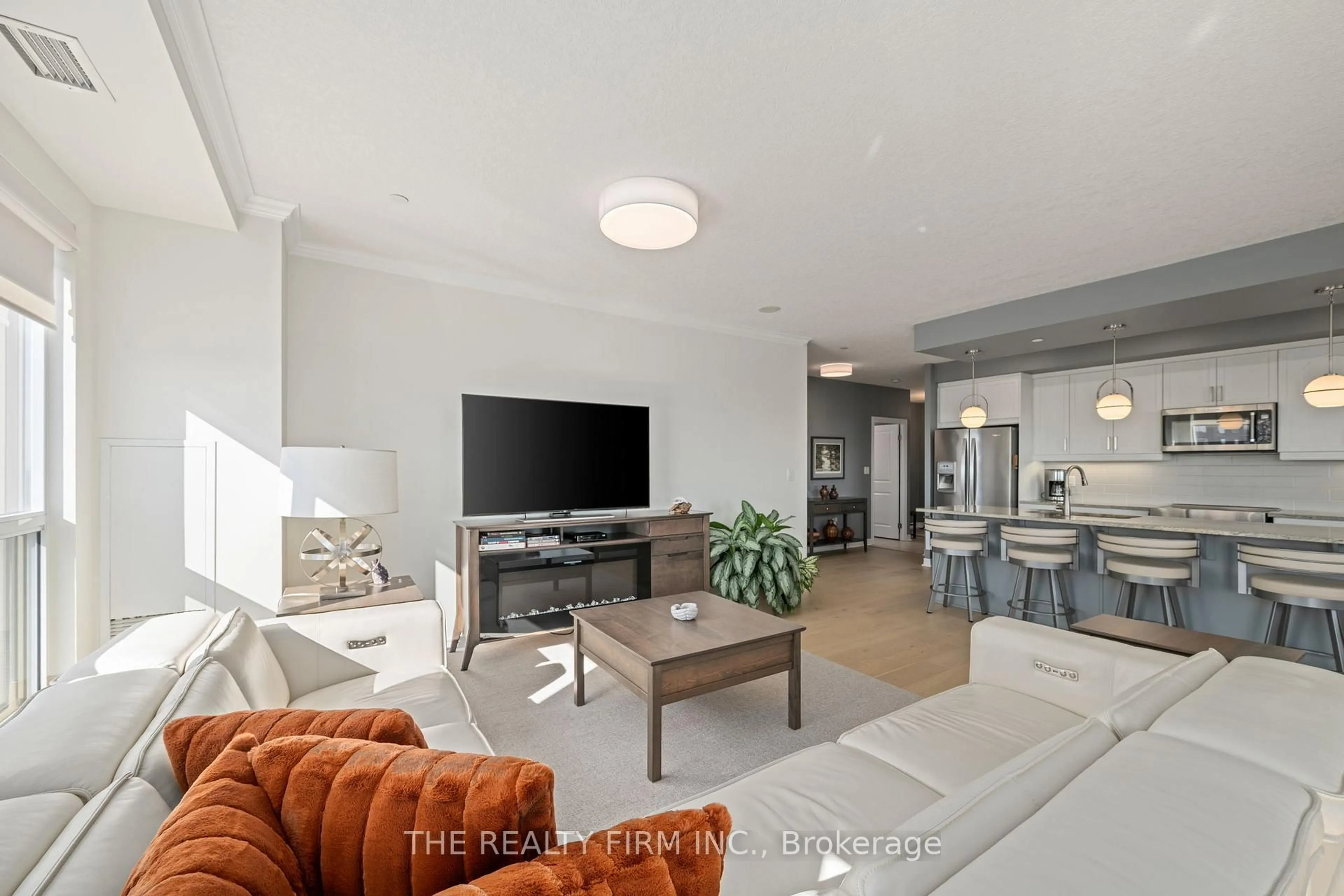 Living room with furniture, unknown for 330 Ridout St #1708, London East Ontario N6A 0A7