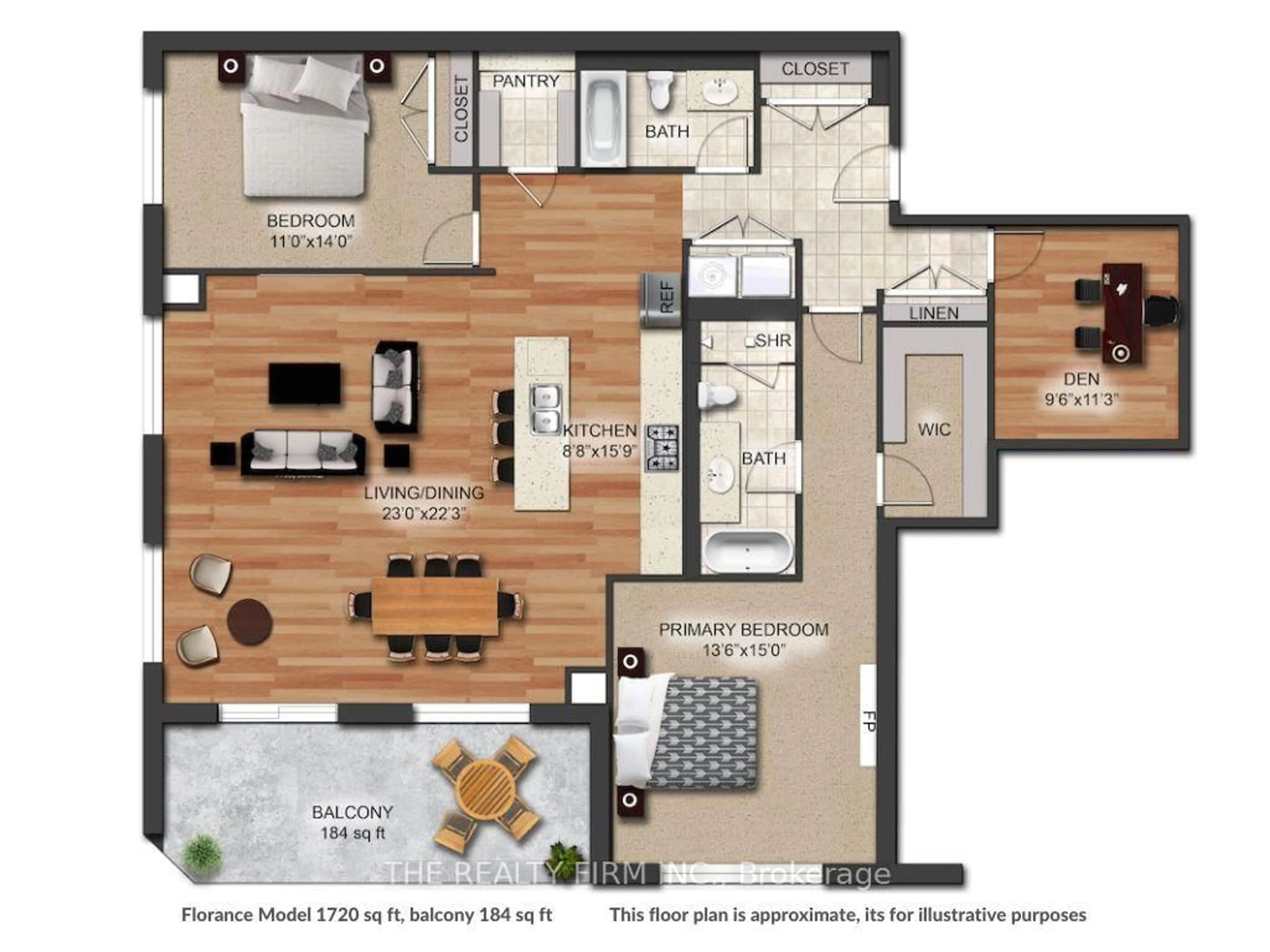 Floor plan for 330 Ridout St #1708, London East Ontario N6A 0A7