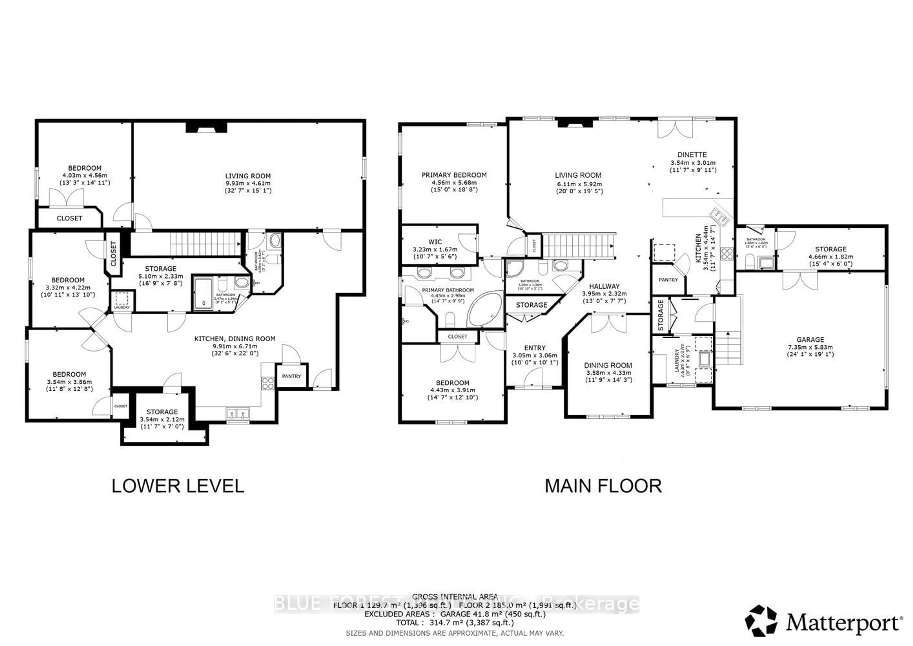 Floor plan for 1671 Hamilton Rd, London South Ontario N6M 1G5