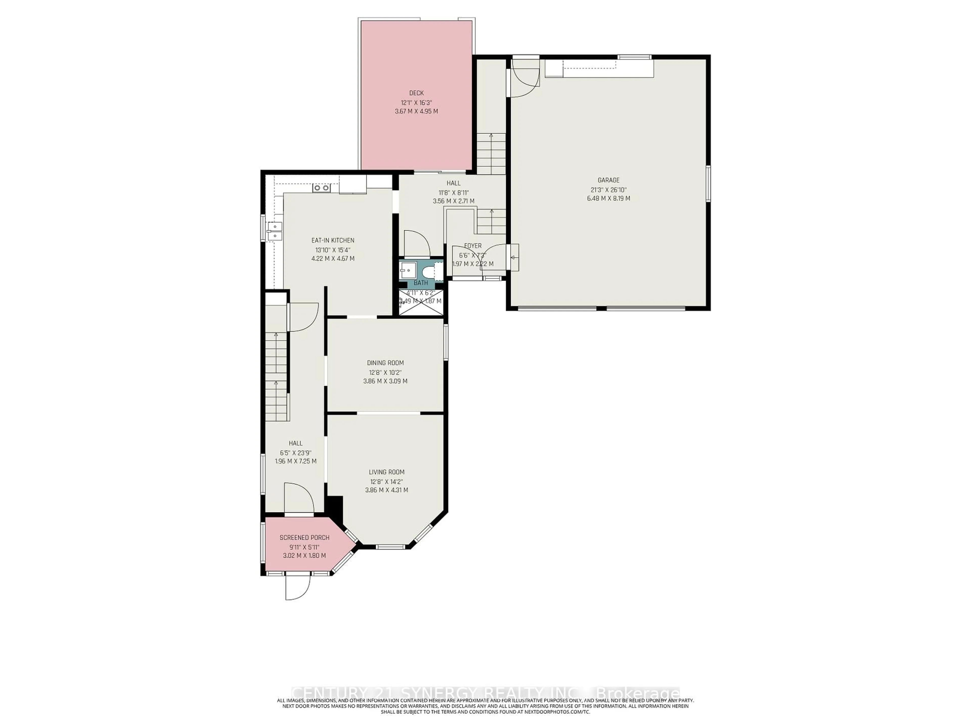 Floor plan for 13 Lombard St, Smiths Falls Ontario K7A 4E8