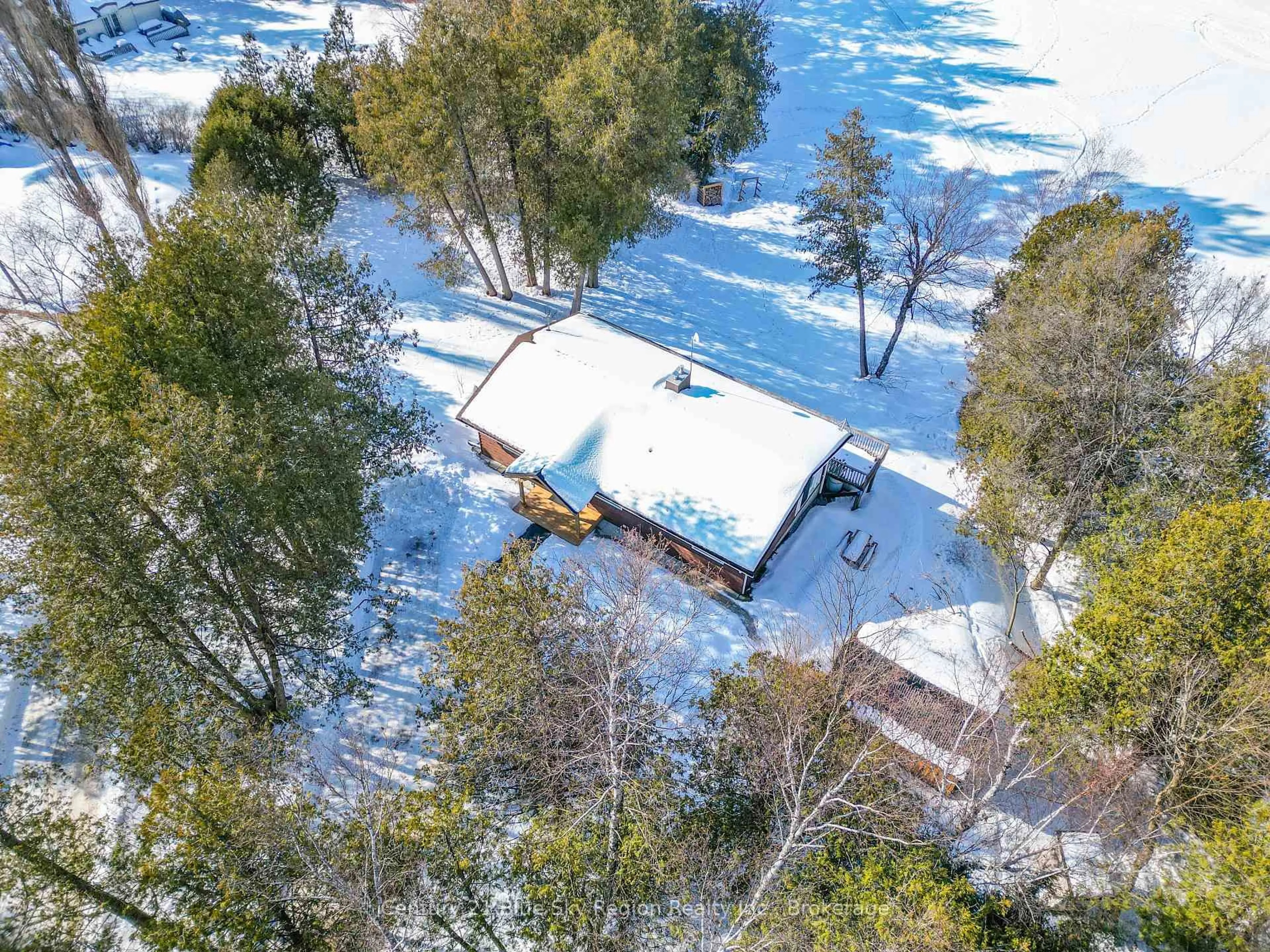 A pic from outside/outdoor area/front of a property/back of a property/a pic from drone, unknown for 12 Cherry Lane, East Ferris Ontario P0H 1K0