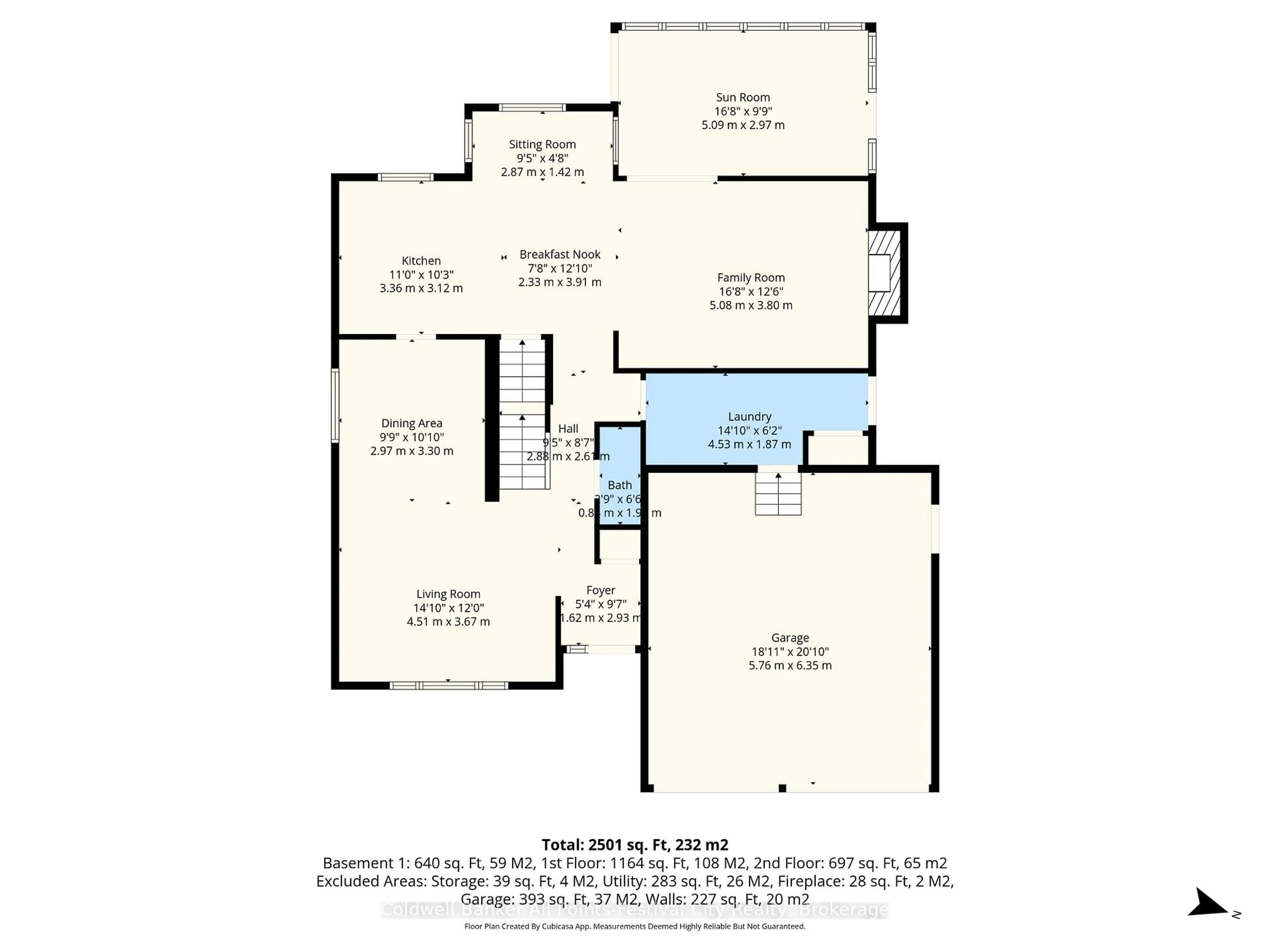 Floor plan for 68 Sprung Crt, Stratford Ontario N4Z 1G7