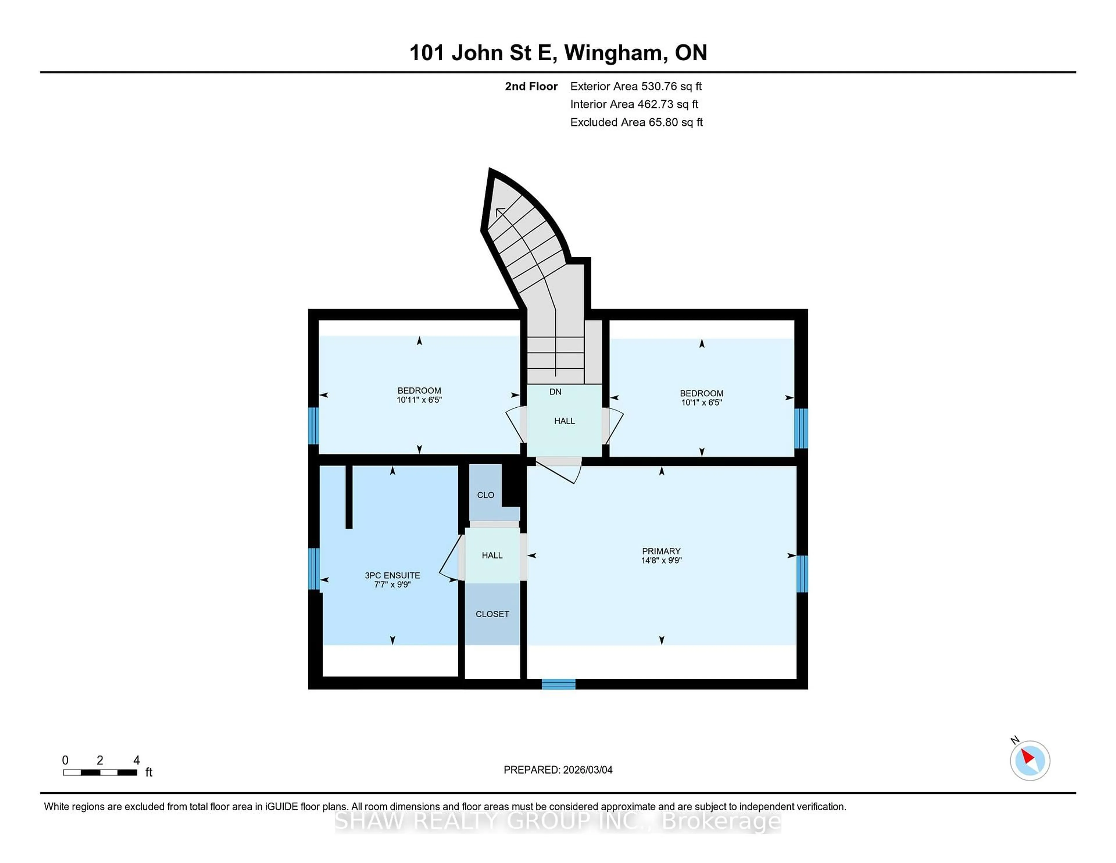 Floor plan for 101 John St, North Huron Ontario N0G 2W0