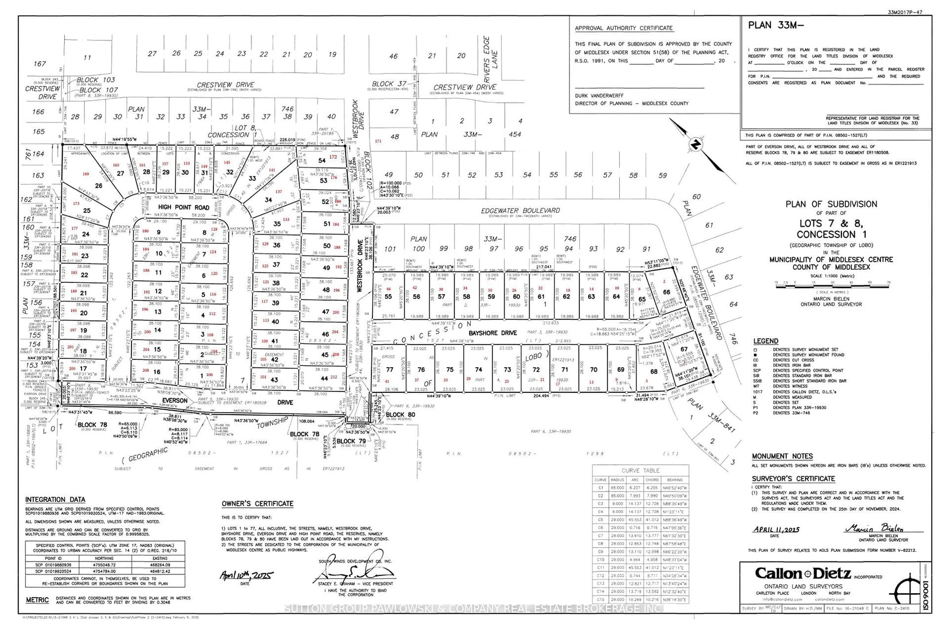 Floor plan for 204 Westbrook Dr #LOT #46, Middlesex Centre Ontario N0L 1R0