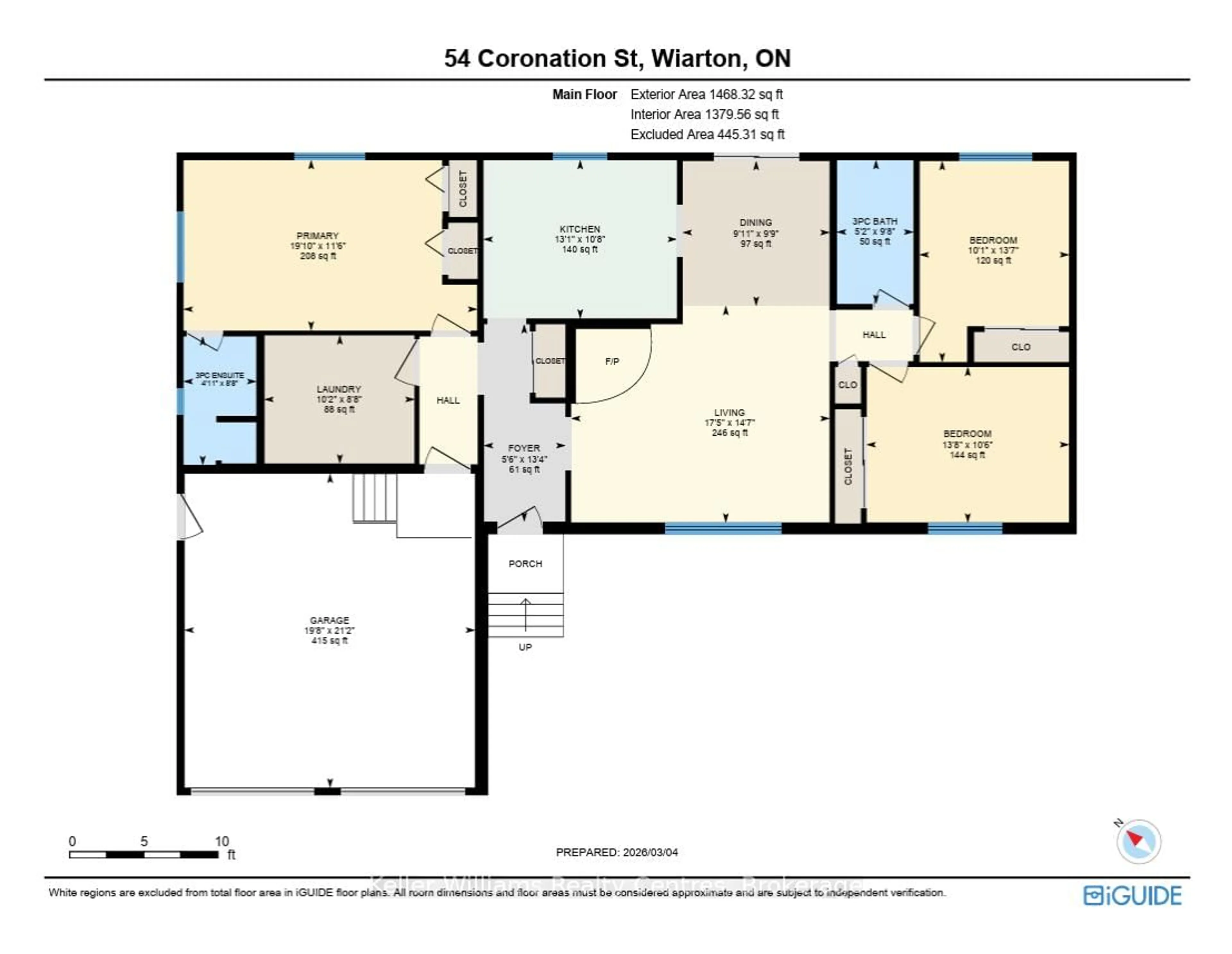 Floor plan for 54 Coronation St, South Bruce Peninsula Ontario N0H 2T0