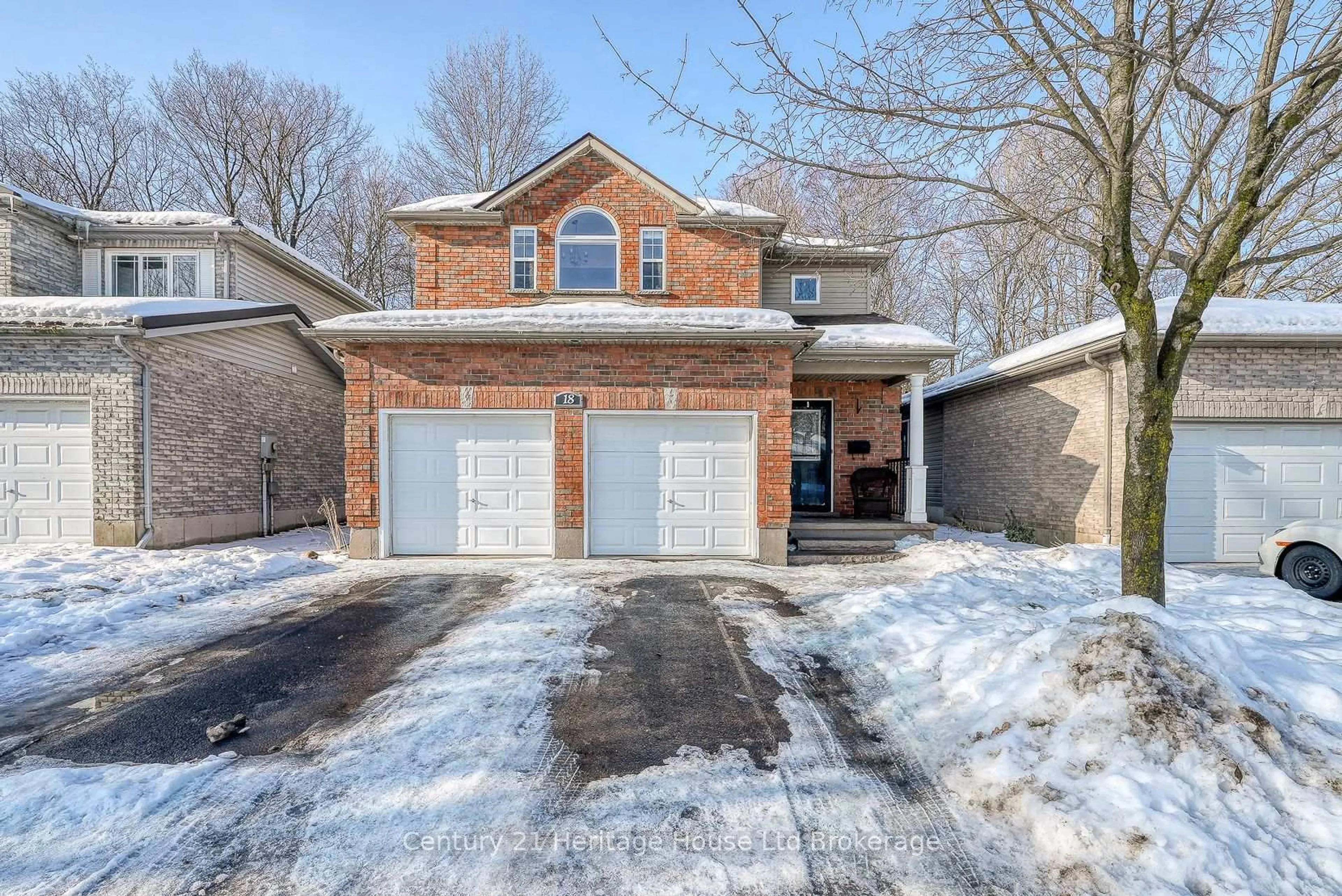 Home with brick exterior material, street for 18 Potters Way, Woodstock Ontario N4S 8Z5