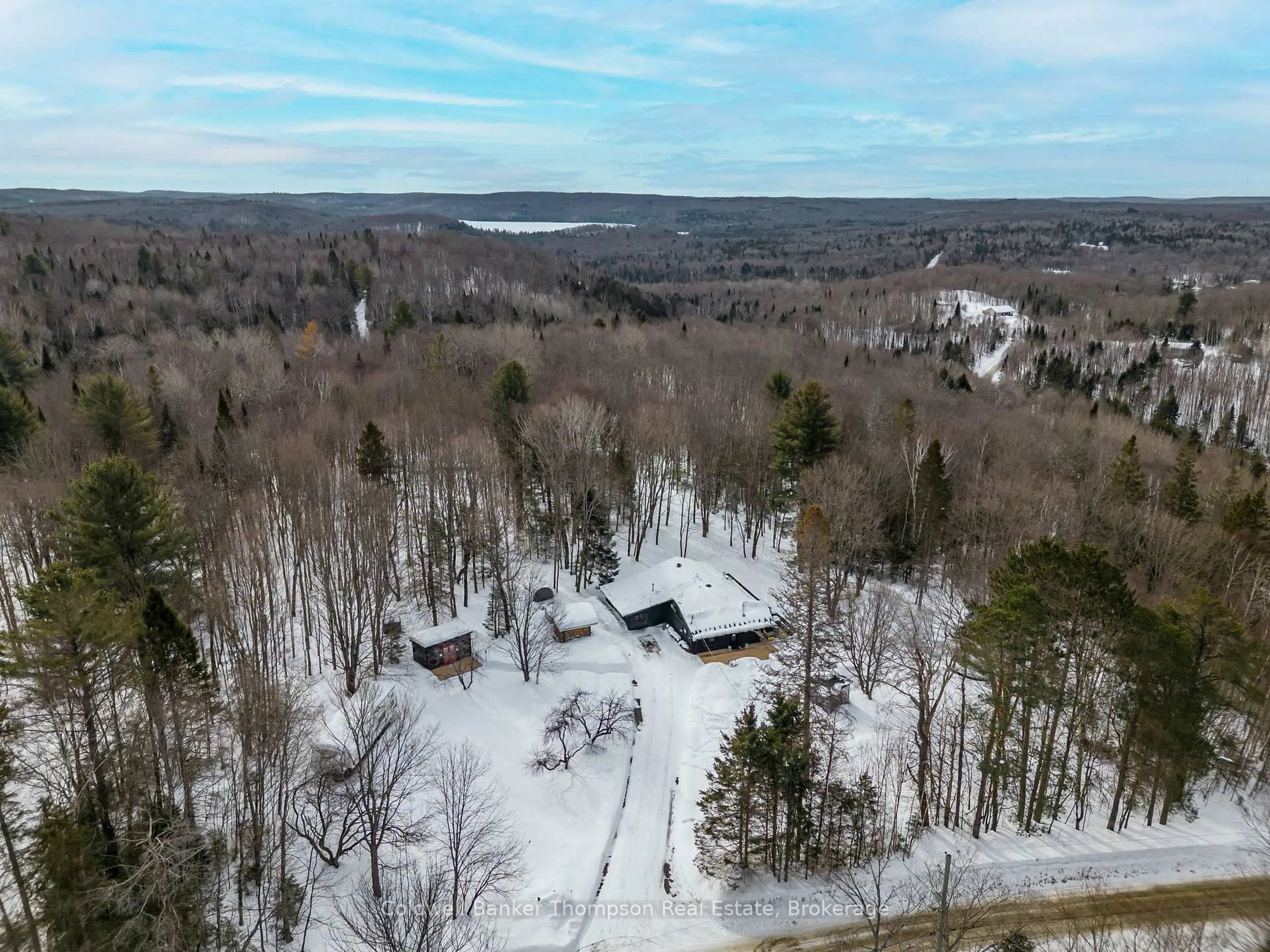 A pic from outside/outdoor area/front of a property/back of a property/a pic from drone, unknown for 1017 SAVAGE SETTLEMENT Rd, Perry Ontario P0A 1Y0