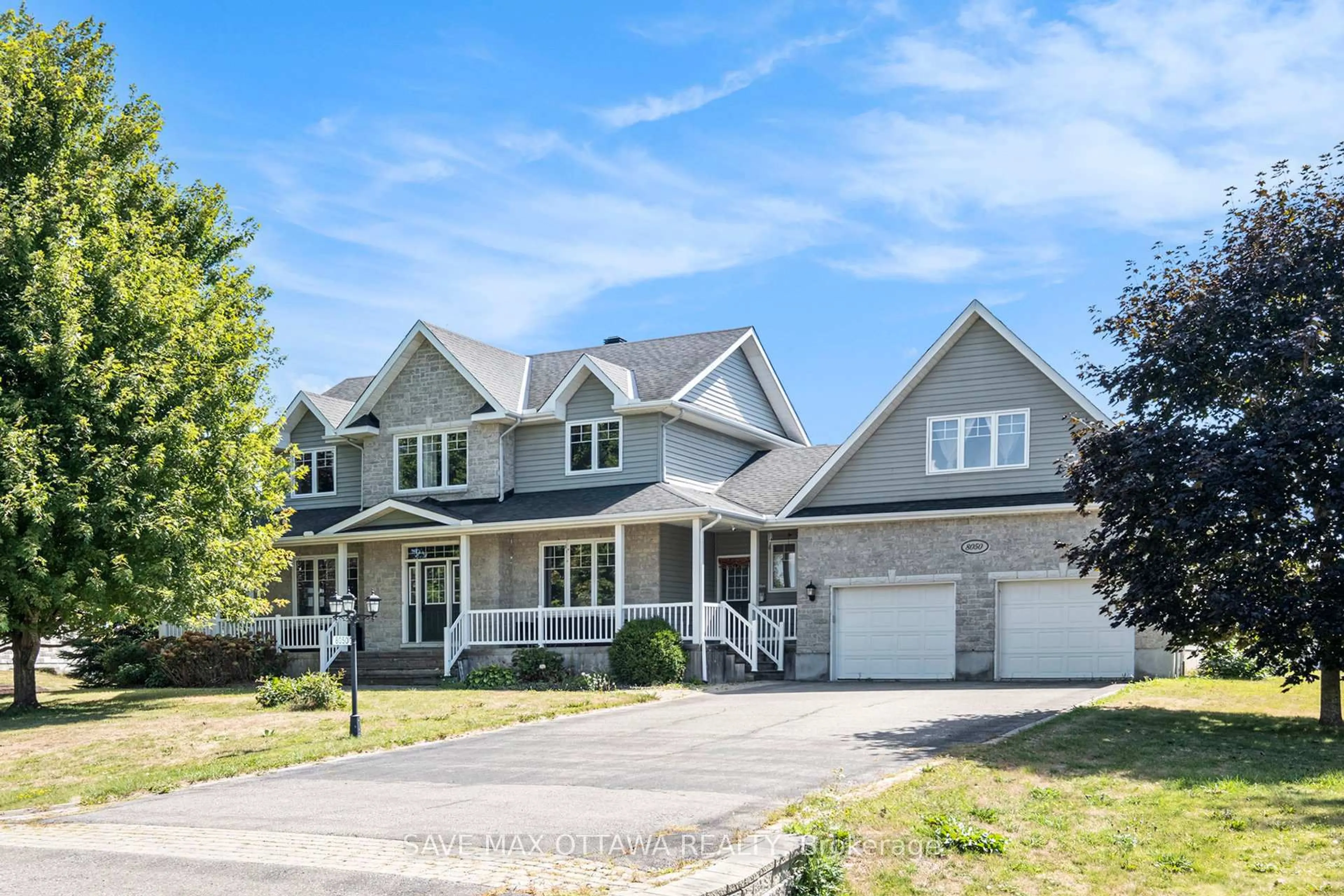 Home with vinyl exterior material, street for 8050 Craig Farm Dr, Metcalfe Ontario K0A 2P0