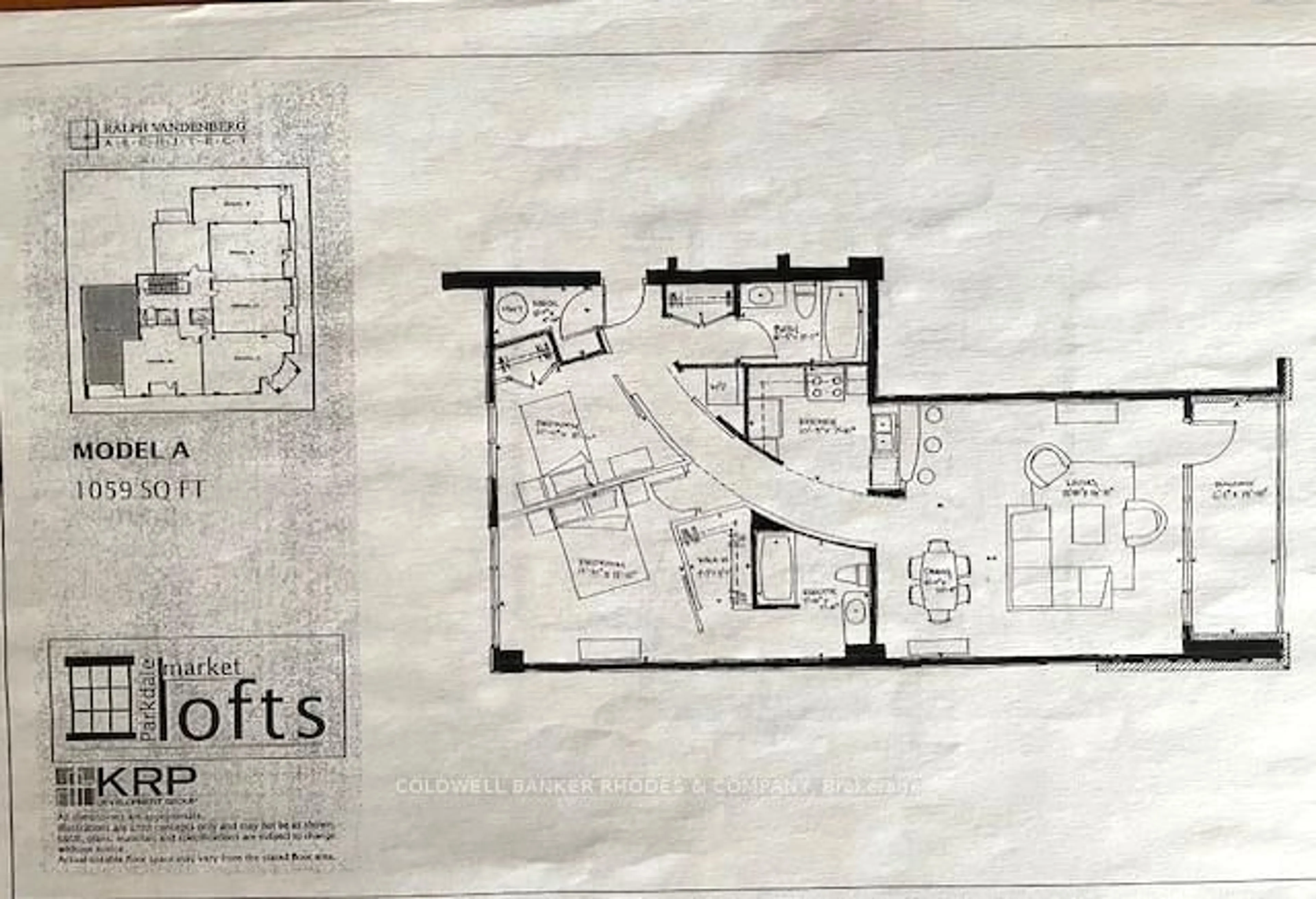 Floor plan for 320 Parkdale Ave #401, Ottawa Ontario K1Y 4X9
