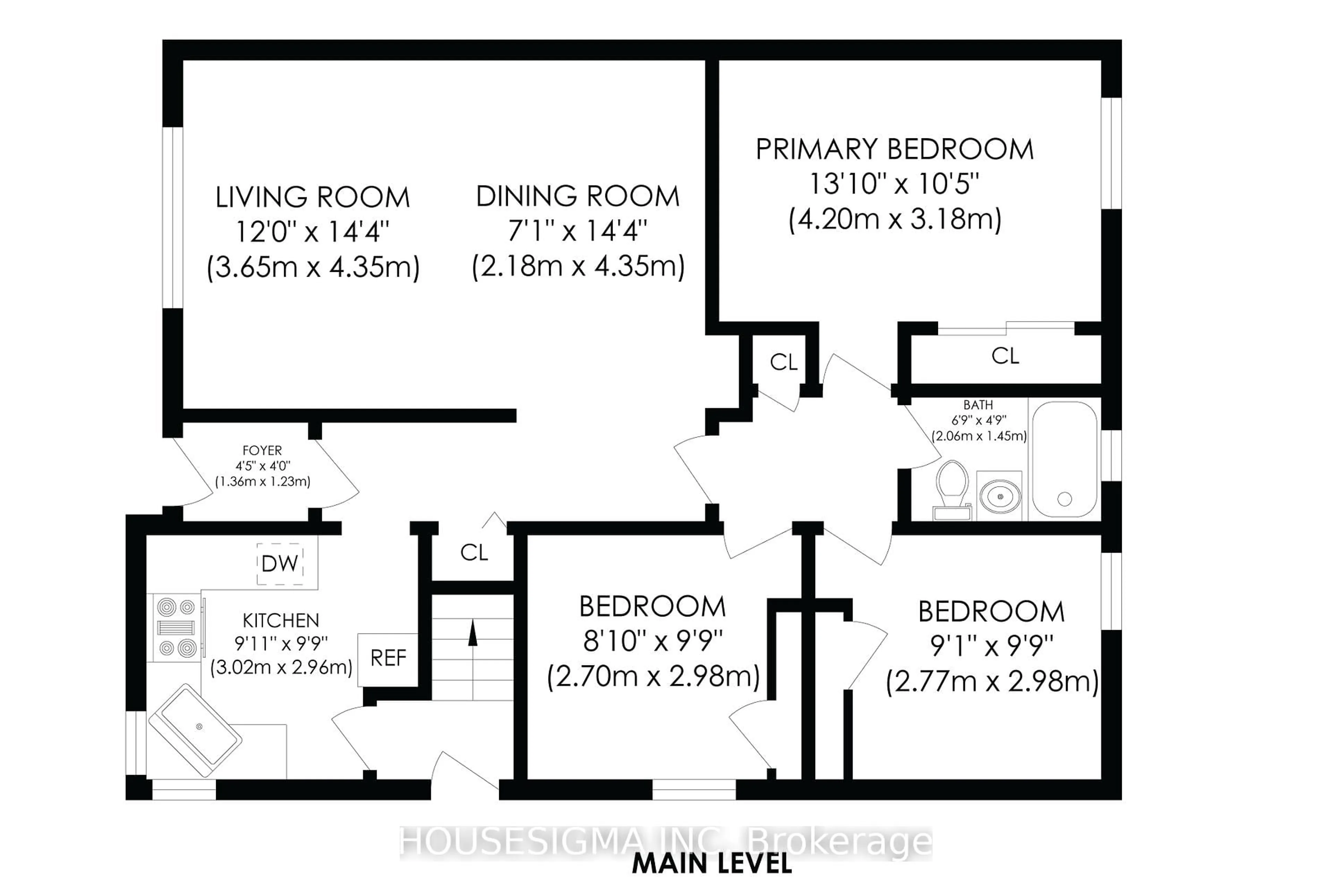 Floor plan for 1047 Richard Ave, Ottawa Ontario K1H 8C3