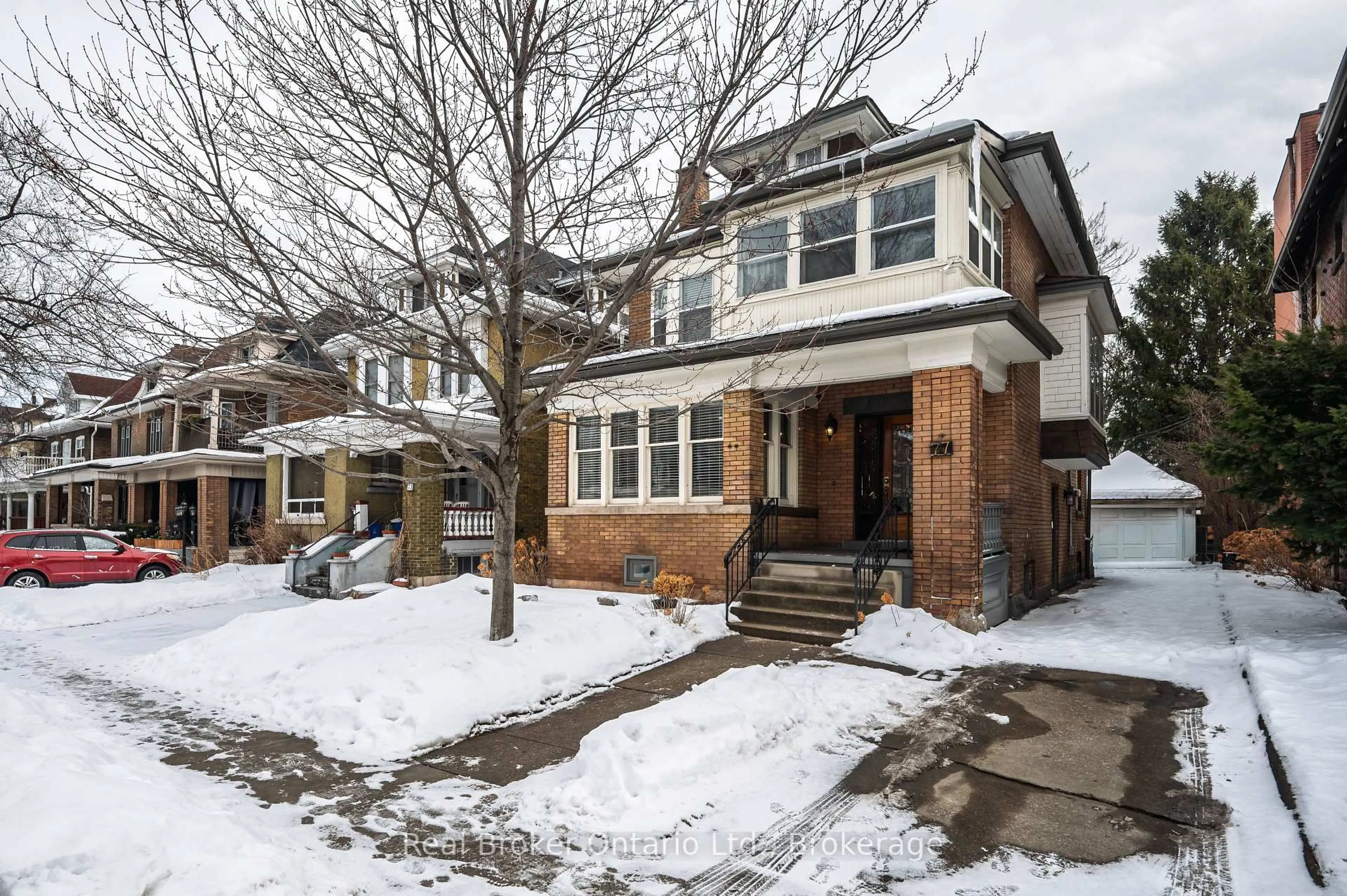 Home with brick exterior material, street for 77 Proctor Blvd, Hamilton Ontario L8M 2M5