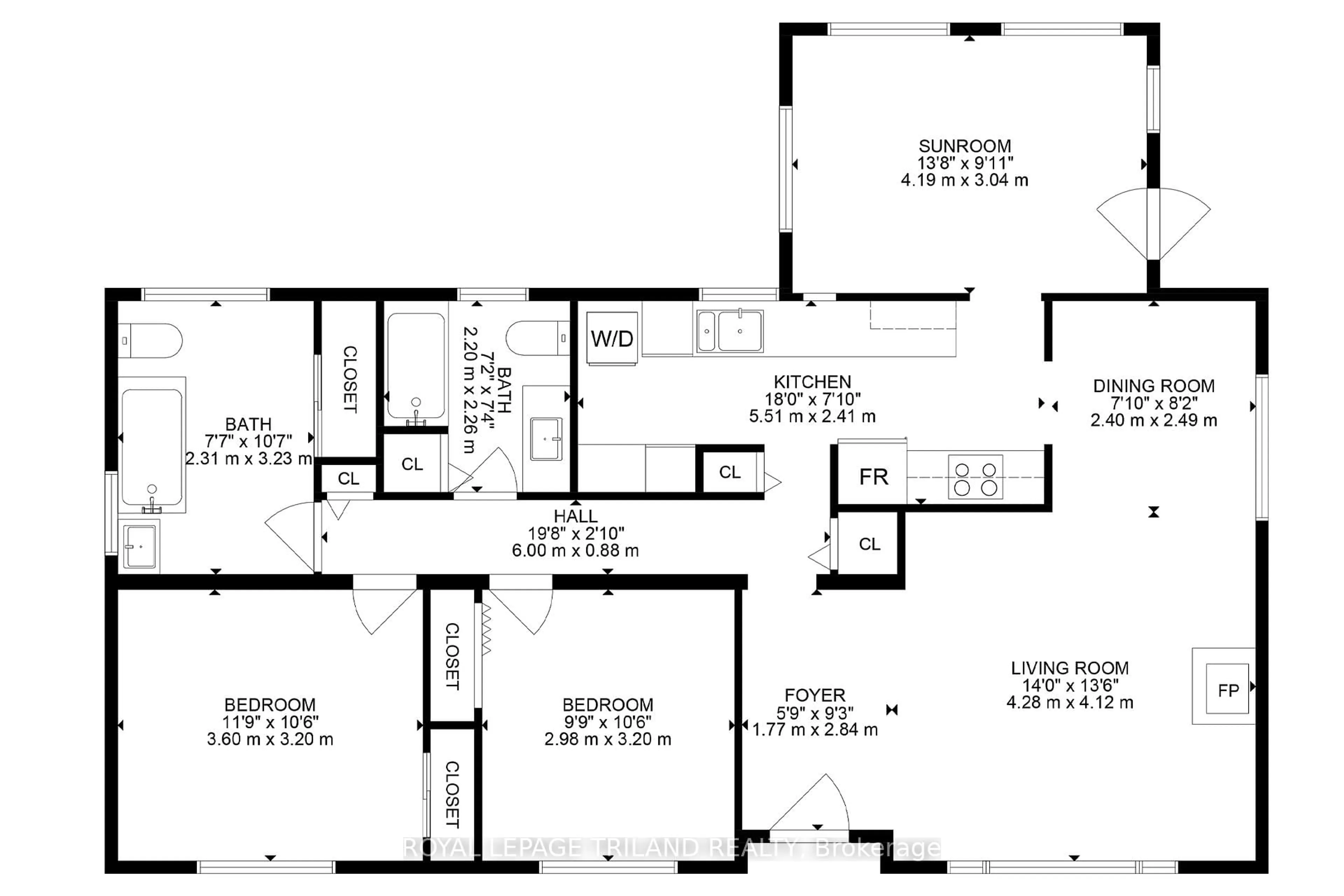 Floor plan for 154 Pebble Beach Pkwy, South Huron Ontario N0M 1T0