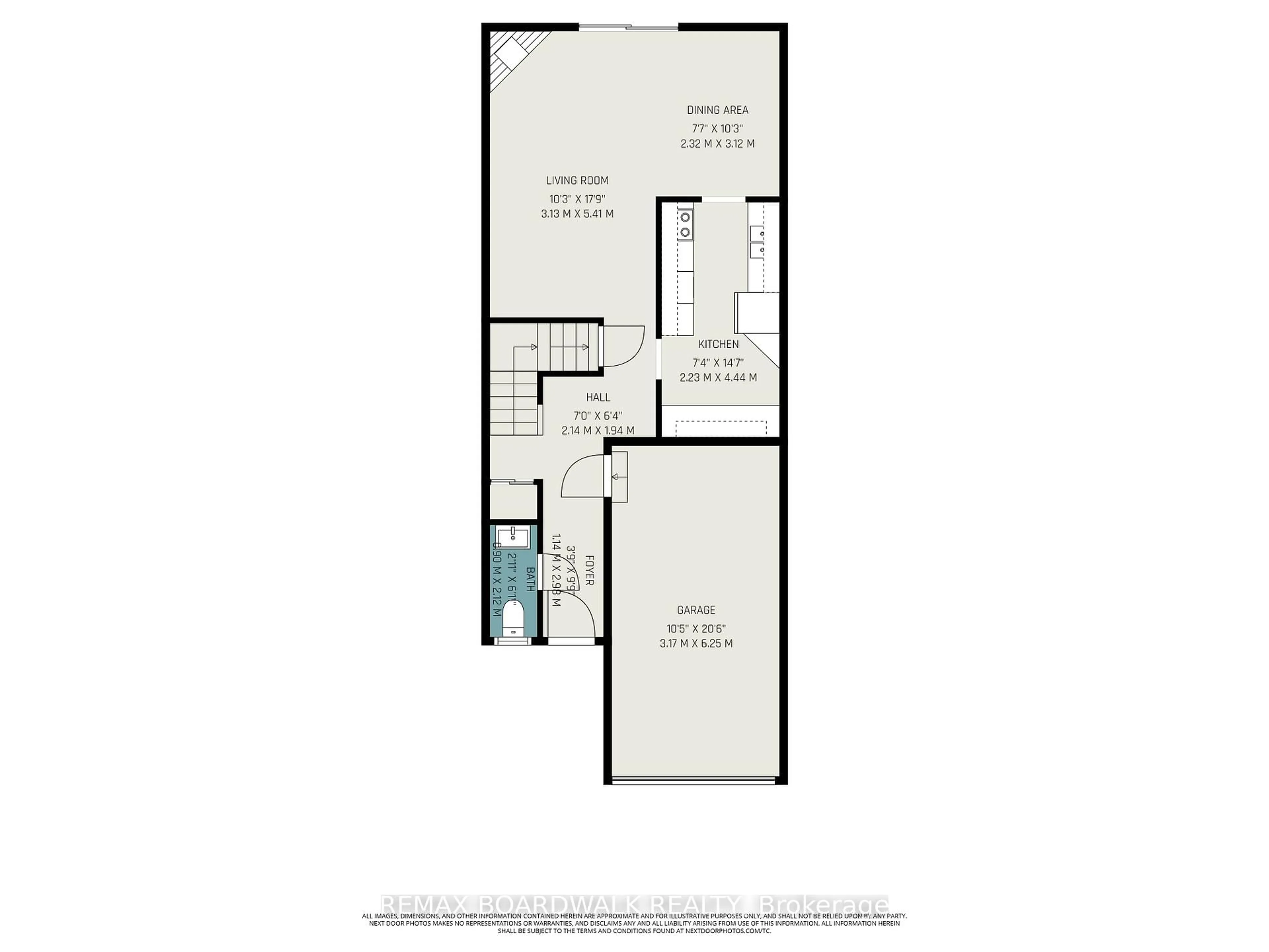 Floor plan for 443 Canotia Pl #3, Ottawa Ontario K4A 2K1