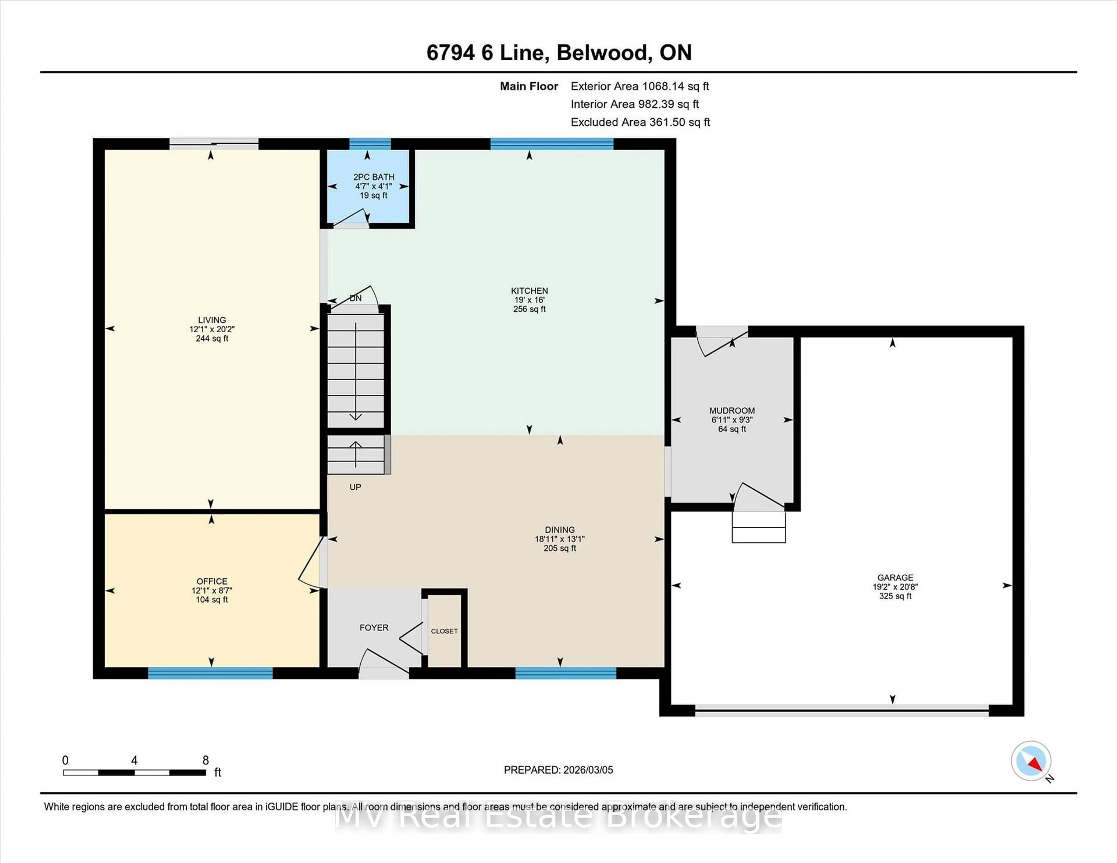 Floor plan for 6794 Sixth Line, Centre Wellington Ontario N0B 1J0