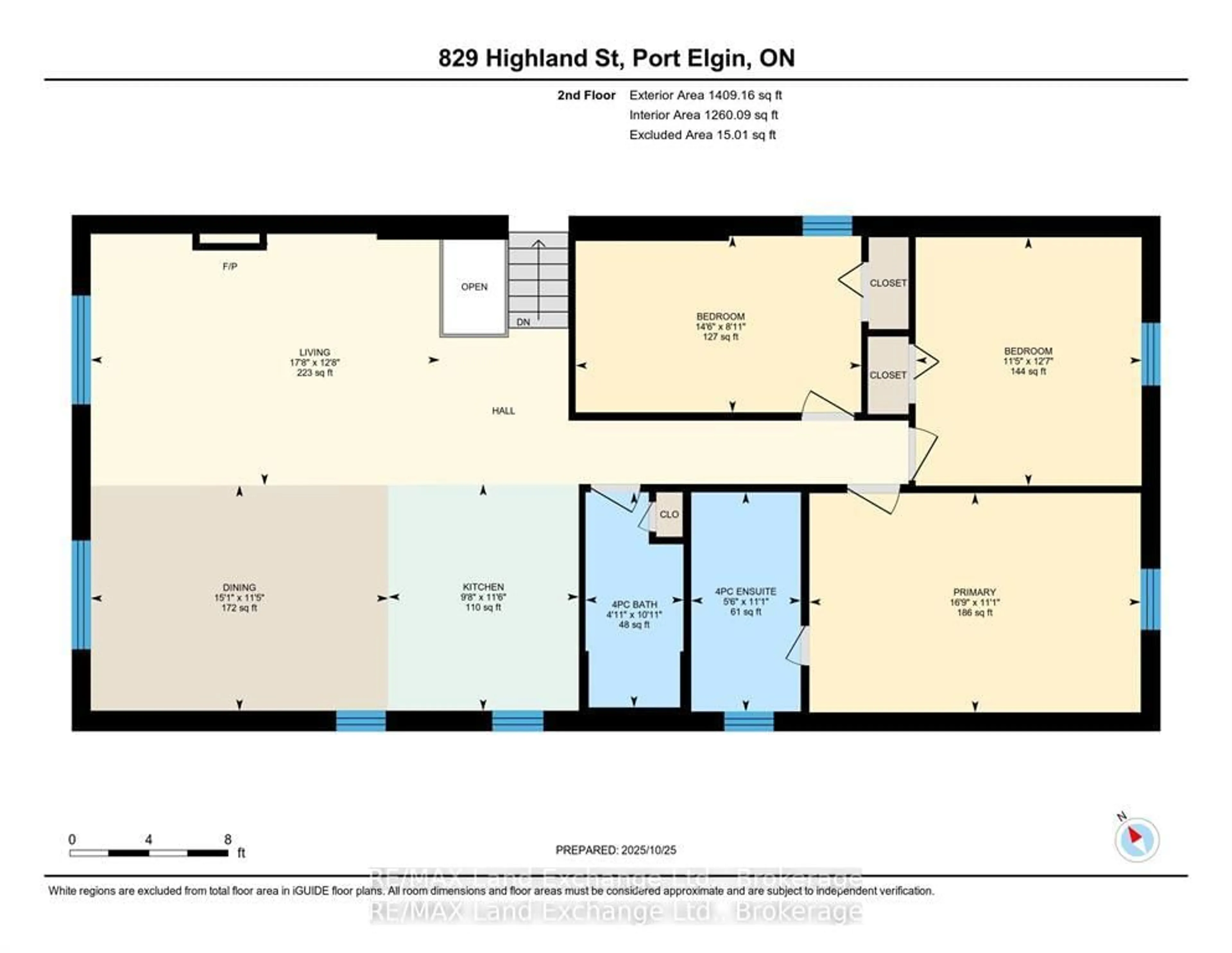 Floor plan for 829 Highland St, Saugeen Shores Ontario N0H 2C2